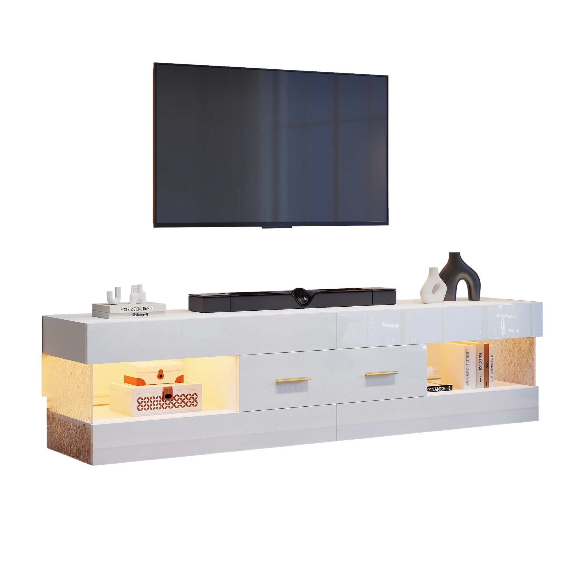 Lowboard mit LED-Beleuchtung