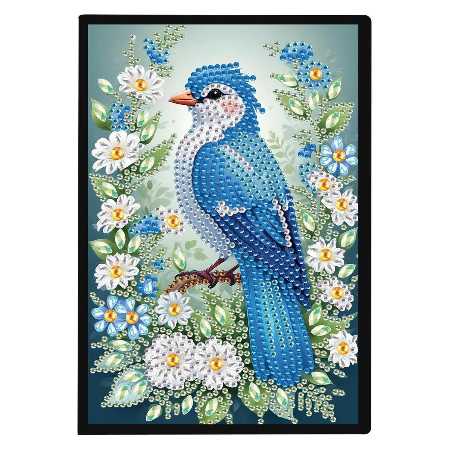 LuxusKollektion Tagebuch Diamond Painting Notizbuch A5 Blanko mit Strasssteinen