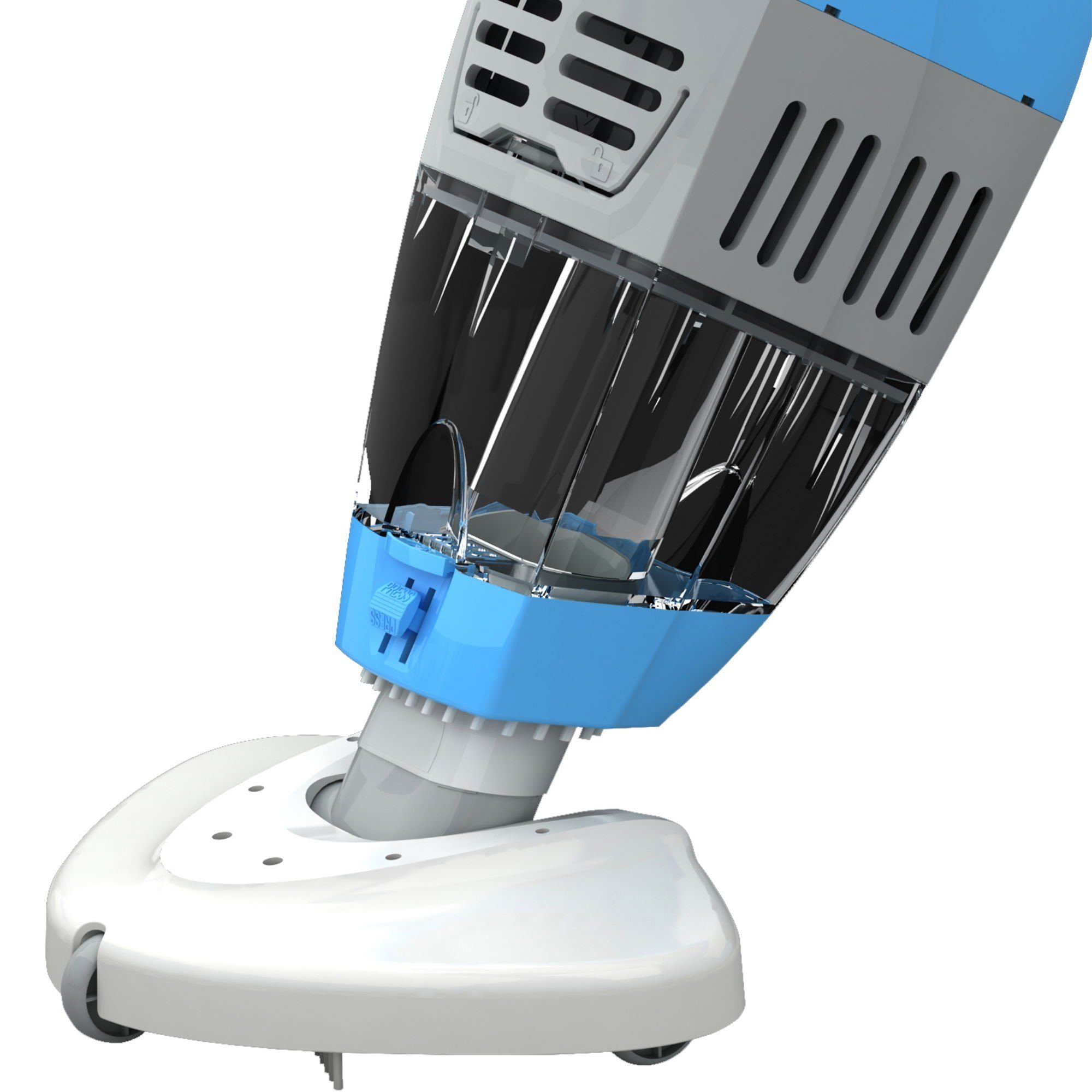 ORCA Poolbodensauger Orca 020H elektrischer Akku Pool Bodensauger mit H, (1-St)