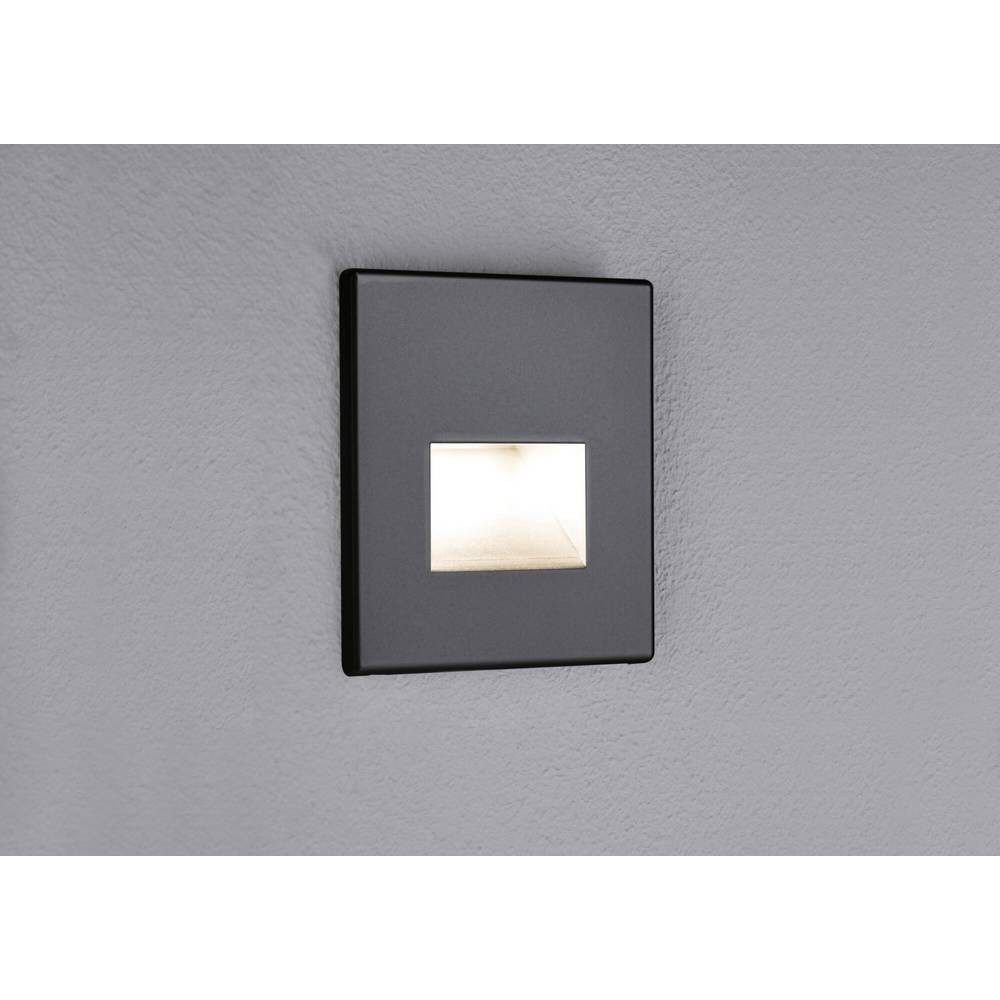 Paulmann LED Einbauleuchte 41308 Edge LED-Wandeinbauleuchte 4er Set LED LED Schwarz (matt) – Bild 5 von 5