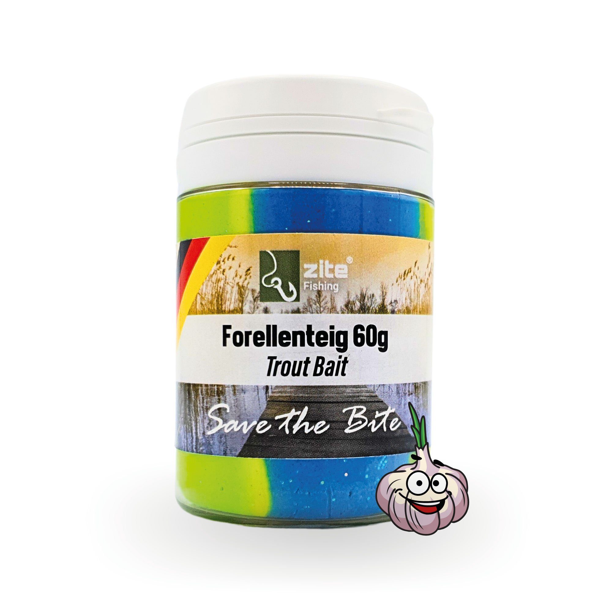 Forellenteig, Regenbogen Regenbogen Knoblaucharoma mit Zite Edition), Kunstköder Dreifarbige Grün (Special Forellenpaste