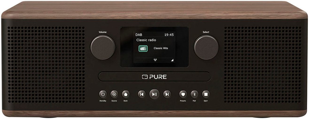 Pure Classic C-D6 Digitalradio (DAB) (Digitalradio (DAB), FM-Transmitter, UKW mit RDS, 30 W)
