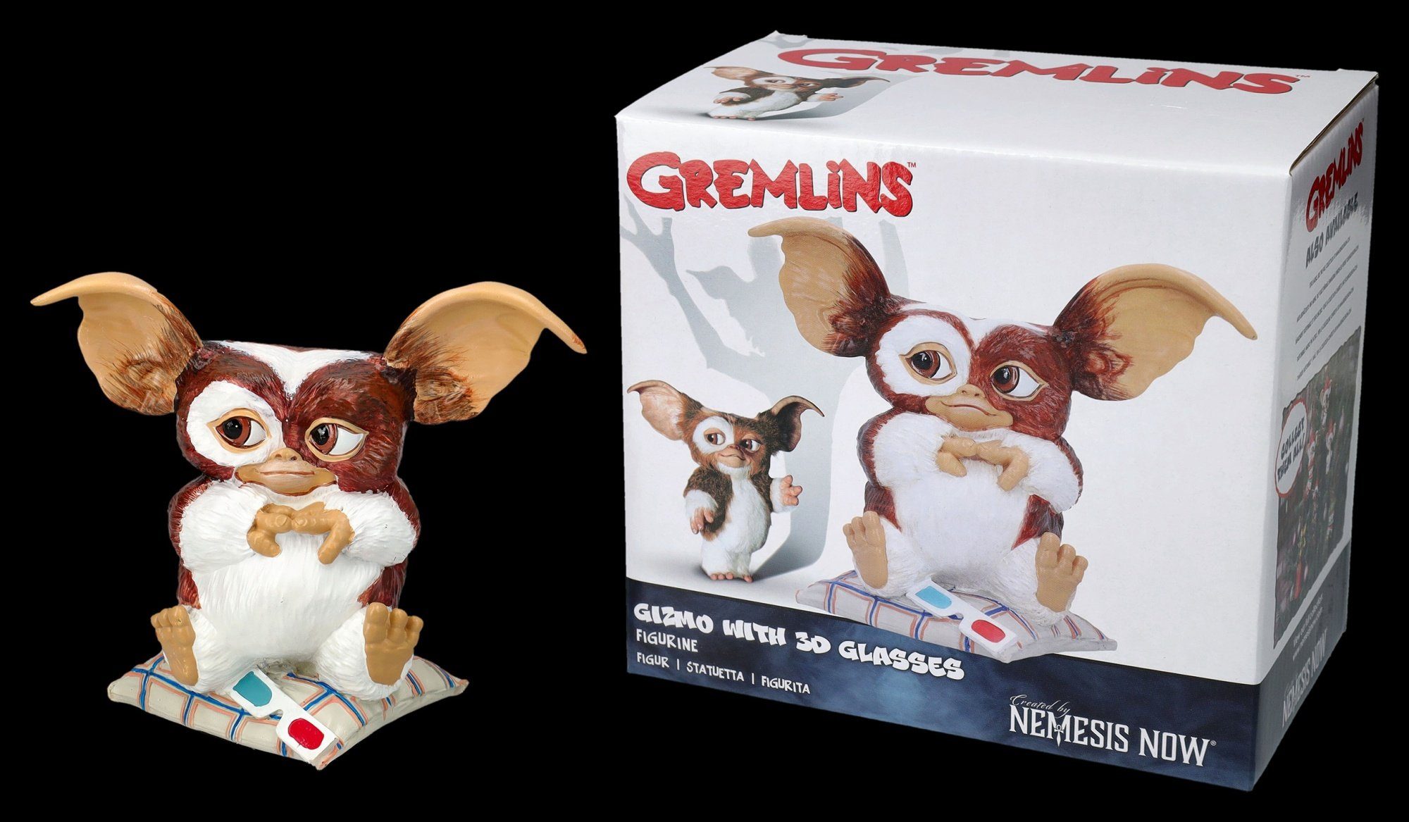 Figuren Shop GmbH Dekofigur Gremlins Figur - Gizmo mit 3D-Brille - Nemesis günstig online kaufen