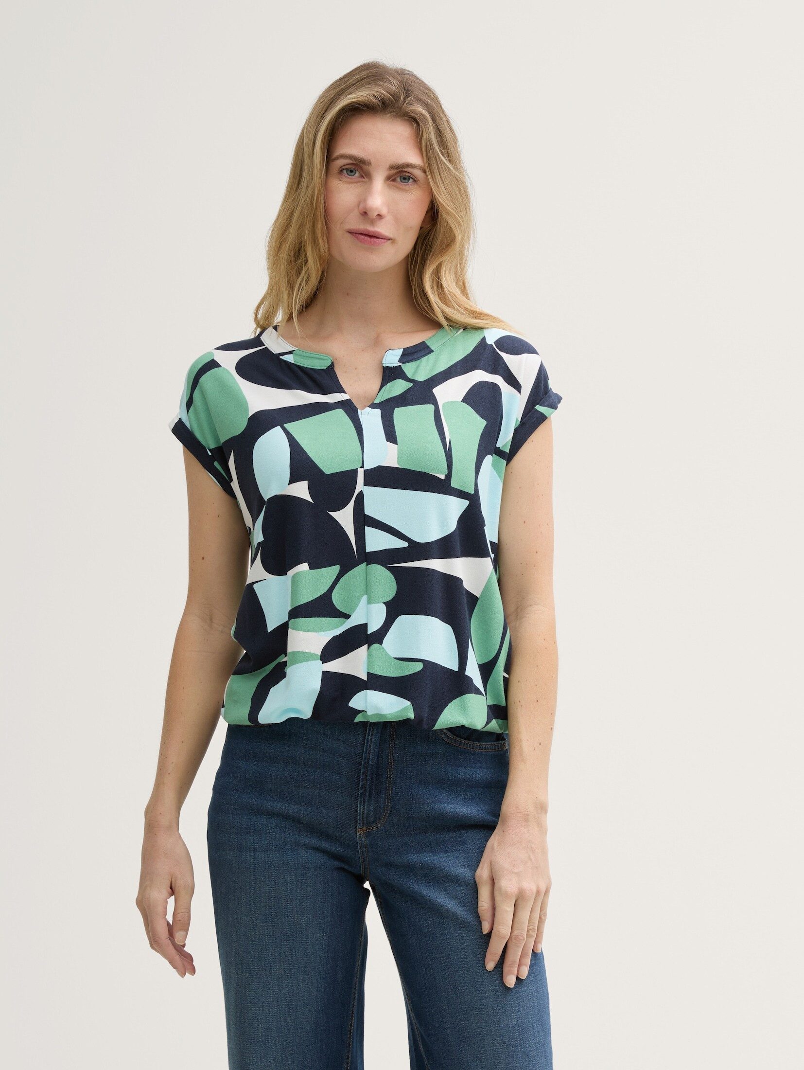 TOM TAILOR T-Shirt T-Shirt mit Muster günstig online kaufen
