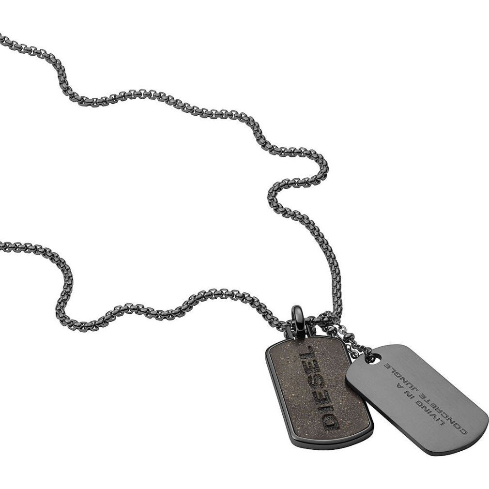 Diesel Kette mit Einhänger Men´s steel necklace for dog tags DX1257040
