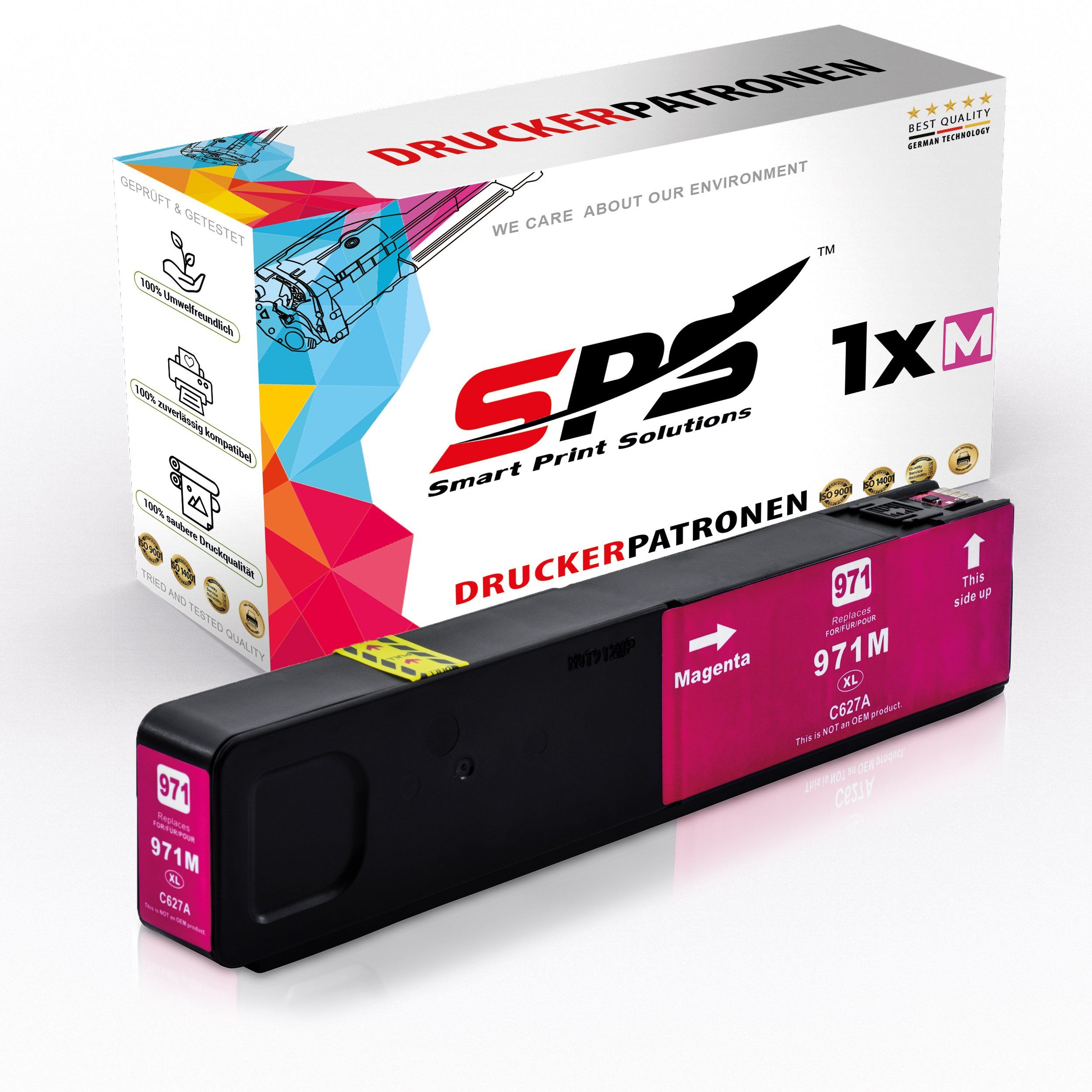 SPS Kompatibel für HP Officejet Pack, HP, (für CN627 x) Nachfülltinte X551TD 971XL Pro 1er