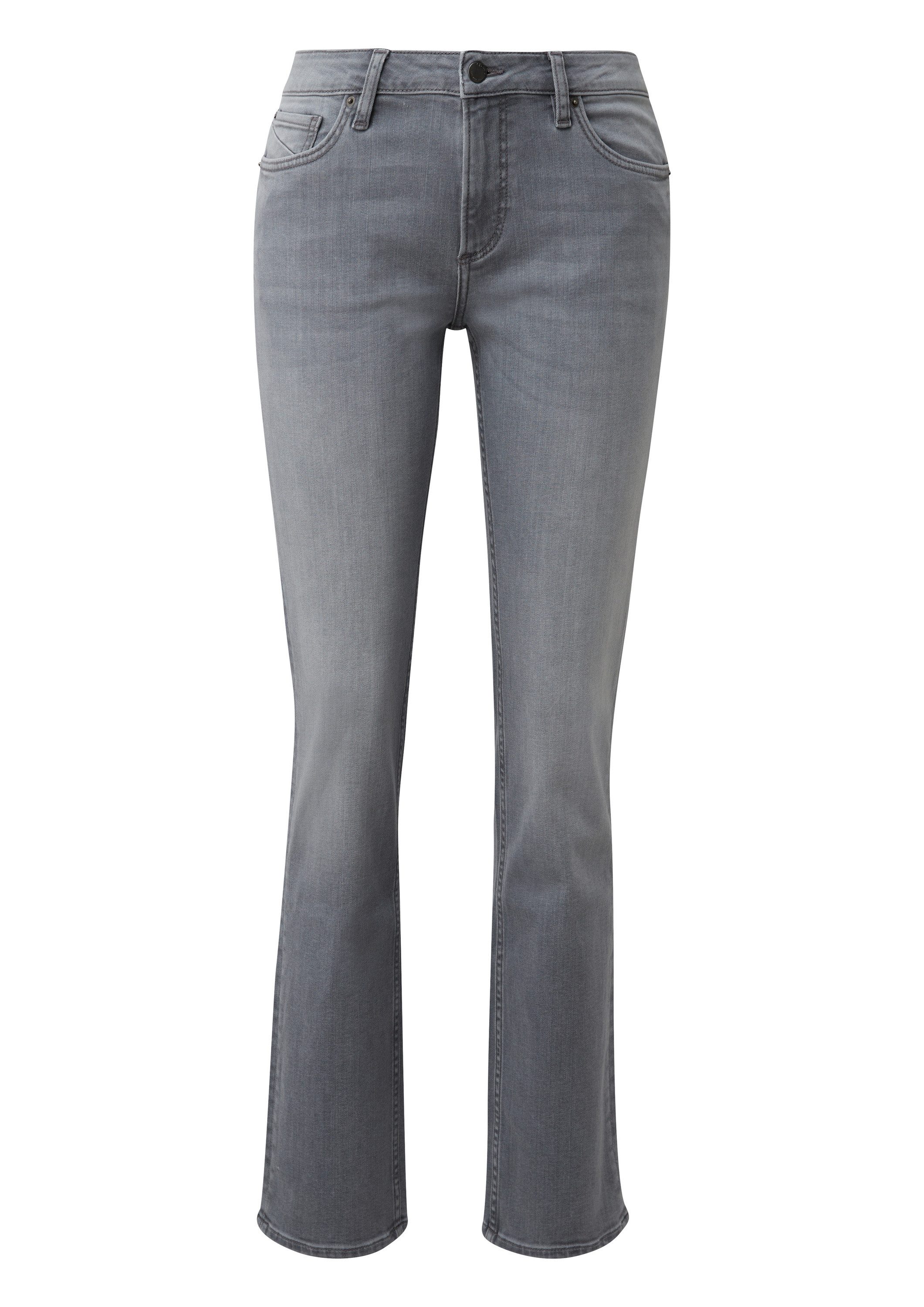QS Regular-fit-Jeans Jeans-Hose CATIE Jeans Catie / Slim Fit / Mid Rise / Straight Leg