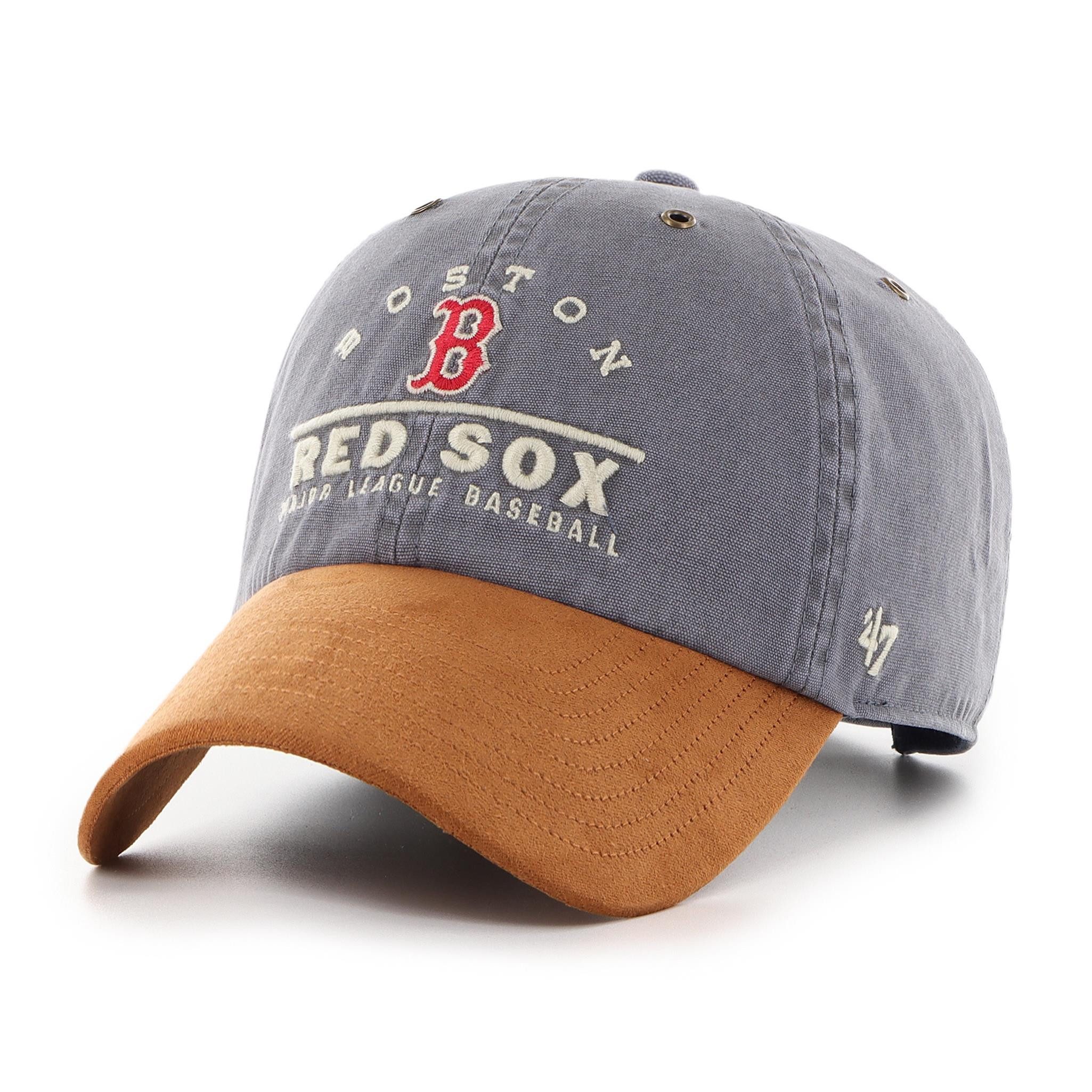 Baseball Cap '47 Brand MLB Cap Boston Red Sox WINDHAM SUEDE '47 Clean Up Navy