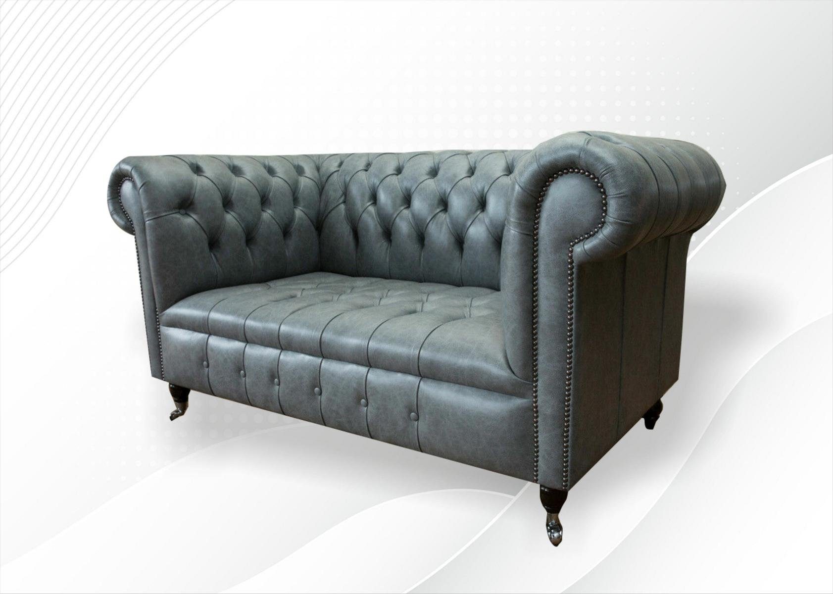 JVmoebel Chesterfield-Sofa, Chesterfield cm Sitzer 165 Sofa Design 2 Couch