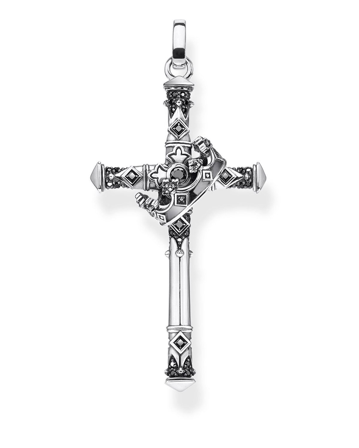 THOMAS SABO Kreuzanhänger Kreuz & Krone