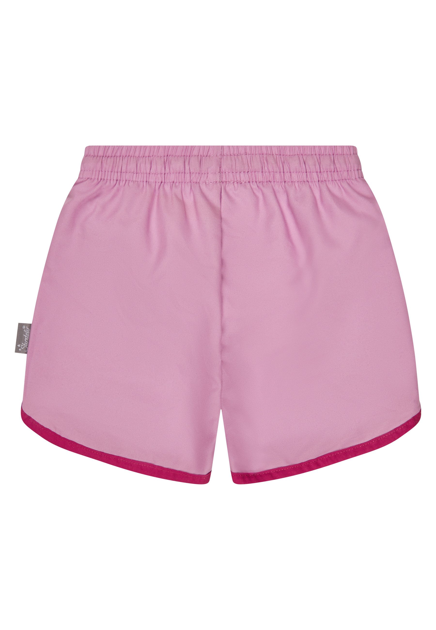 Sterntaler® Badehose UV-Schutz 50+ Badeshorts Einhorn (1-St) Badeshorts mit Einhorn-Print & Kordel, Windeleinsatz bis 86/92