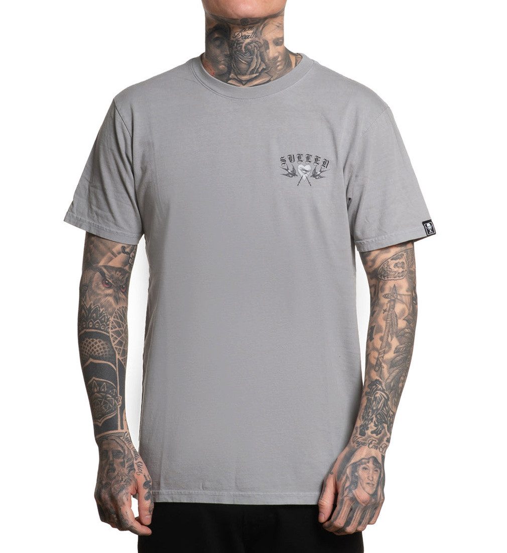 Sullen Clothing T-Shirt Grace Blaugrau günstig online kaufen