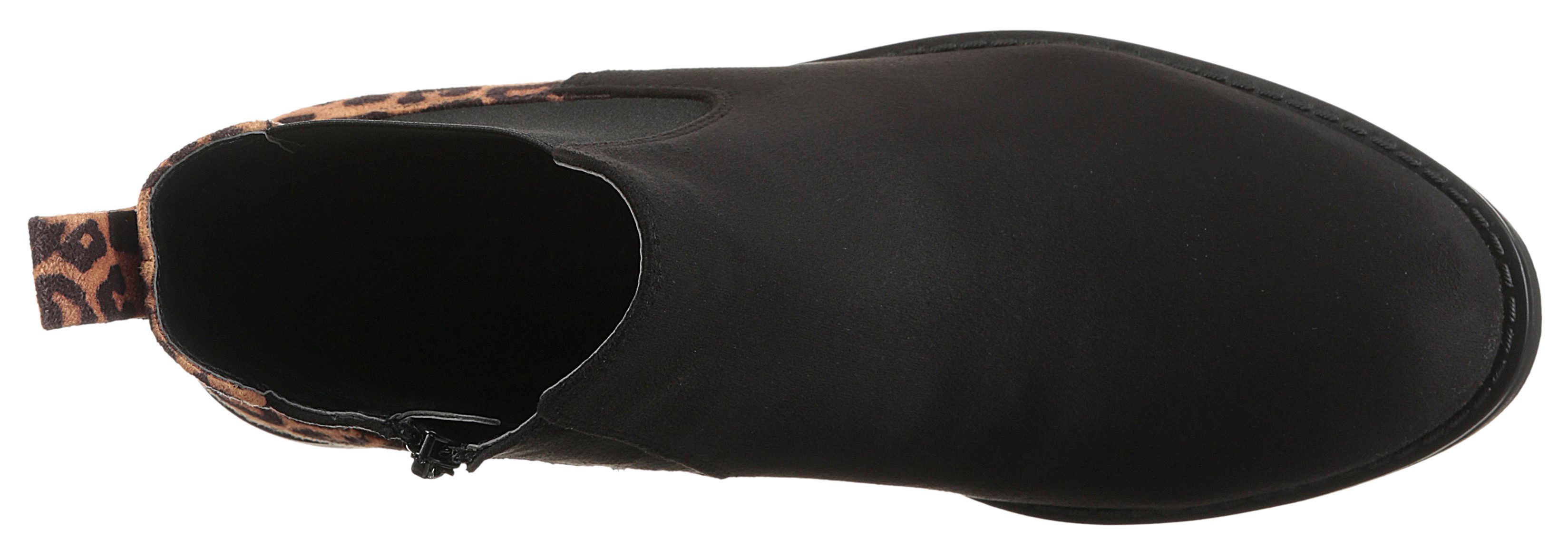 Aniston SHOES Chelseaboots, Stiefelette, Blockabsatz, mit breitem Stretch - NEUE KOLLEKTION