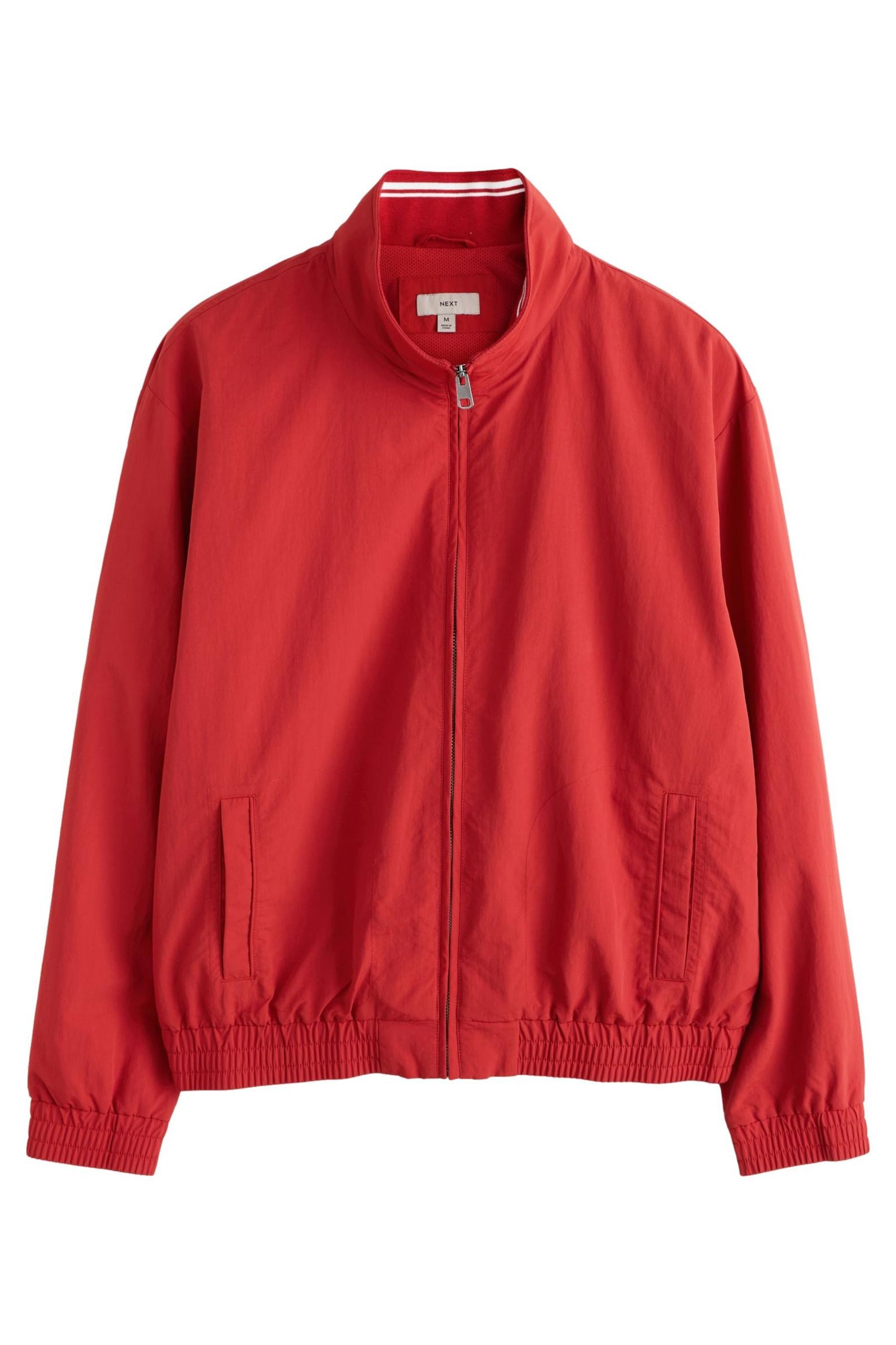Next Hemdjacke Jacke mit Trichterkragen und Reißverschluss (1-St)