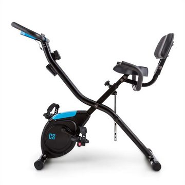 Capital Sports Heimtrainer Azura 2 X-Bike (Trainingscomputer mit LCD-Display), Standfahrrad Heimtrainer Hometrainer Fahrrad klappbar Cardio Fitness
