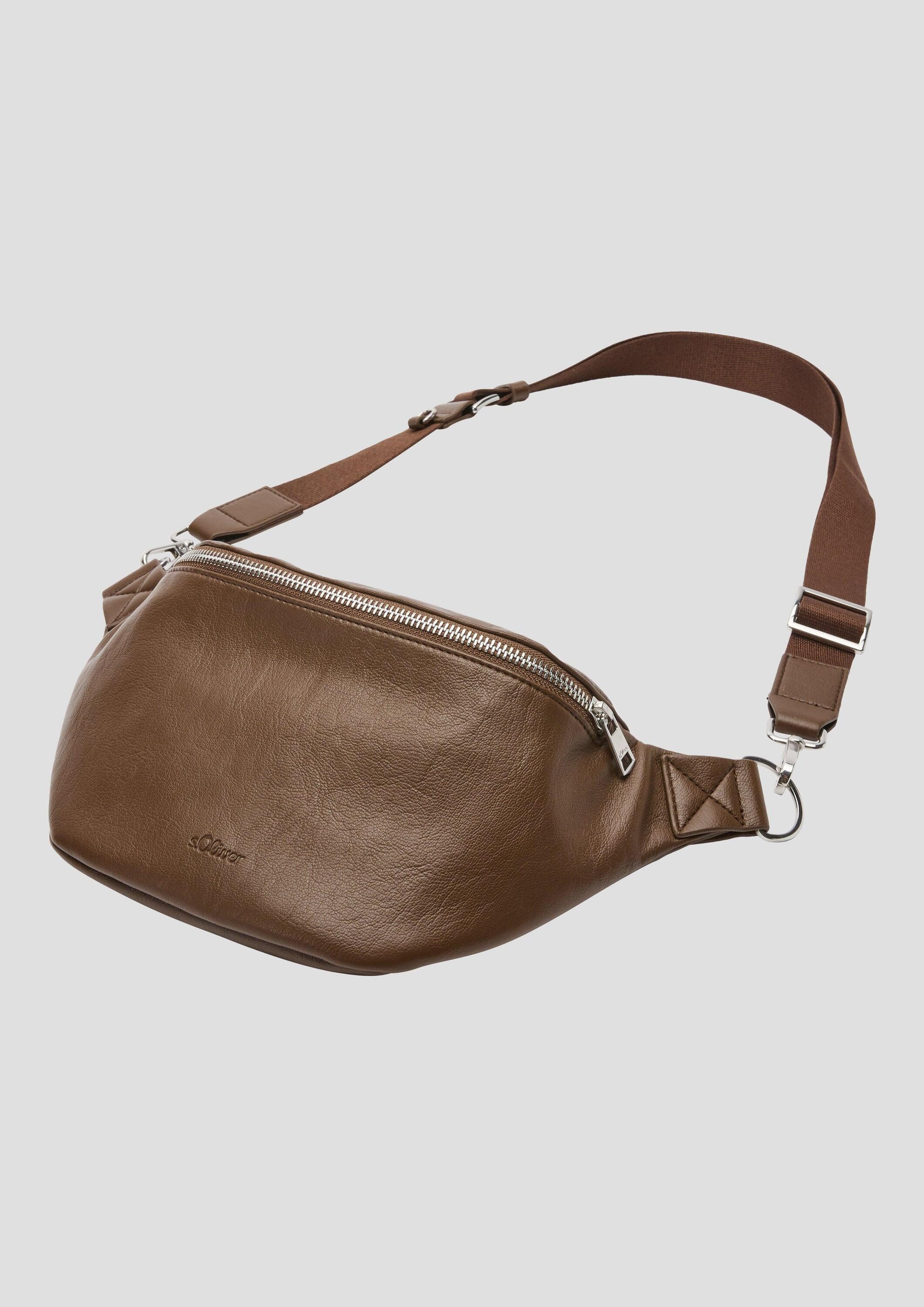 s.Oliver Gürteltasche Tasche, Crossbody Bag mit zweitem Reißverschlussfach Innen