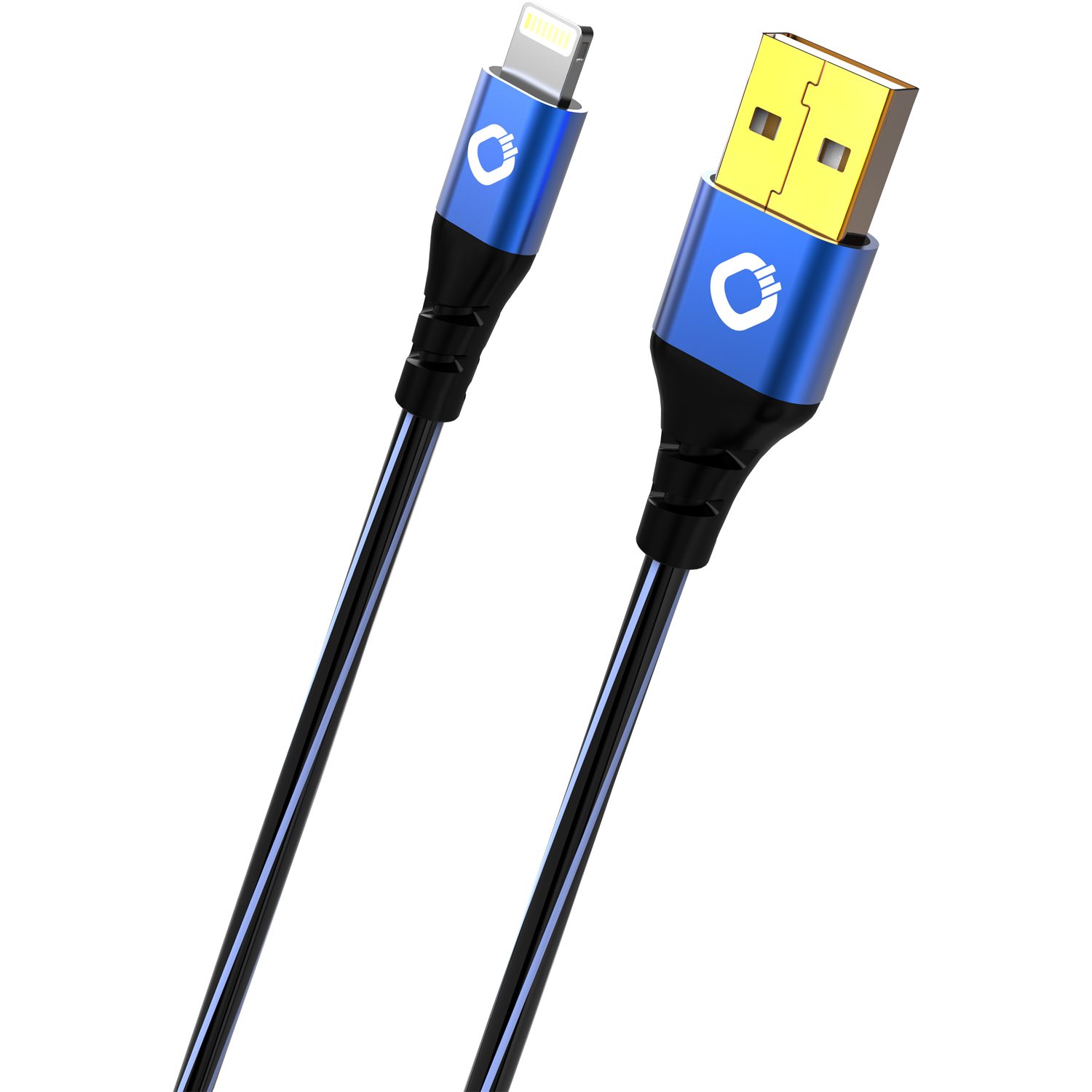 Oehlbach USB Plus LI USB 2.0 Kabel USB-Kabel, USB 2.0 Typ-A, Apple Lightning (200 cm), Daten- und Ladekabel, Effektive Schirmung
