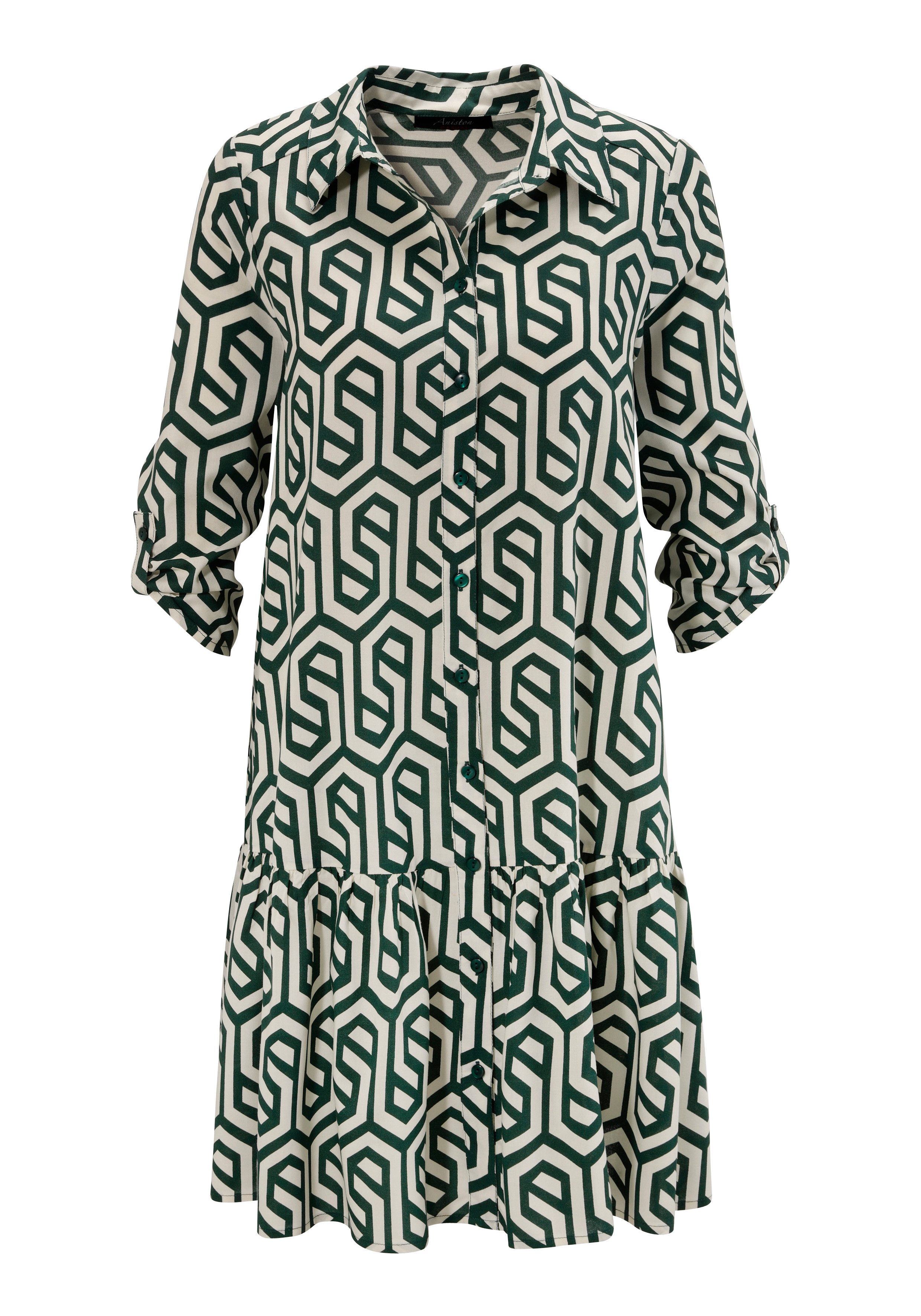 Aniston CASUAL Blusenkleid mit grafischem Druck