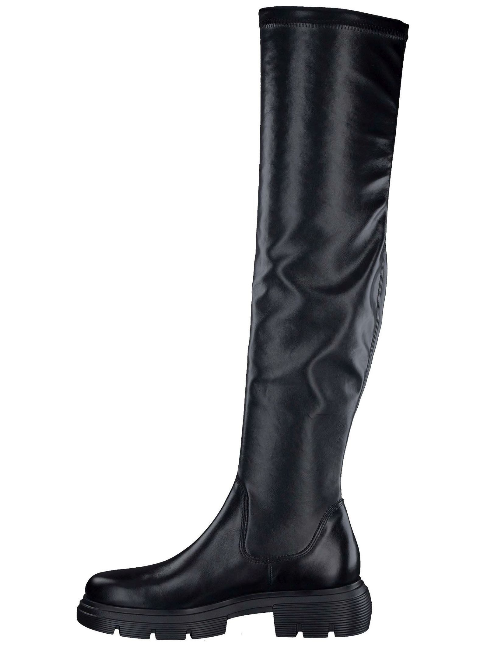 Paul Green Paul Green Stiefel Leder/Textil Overkneestiefel