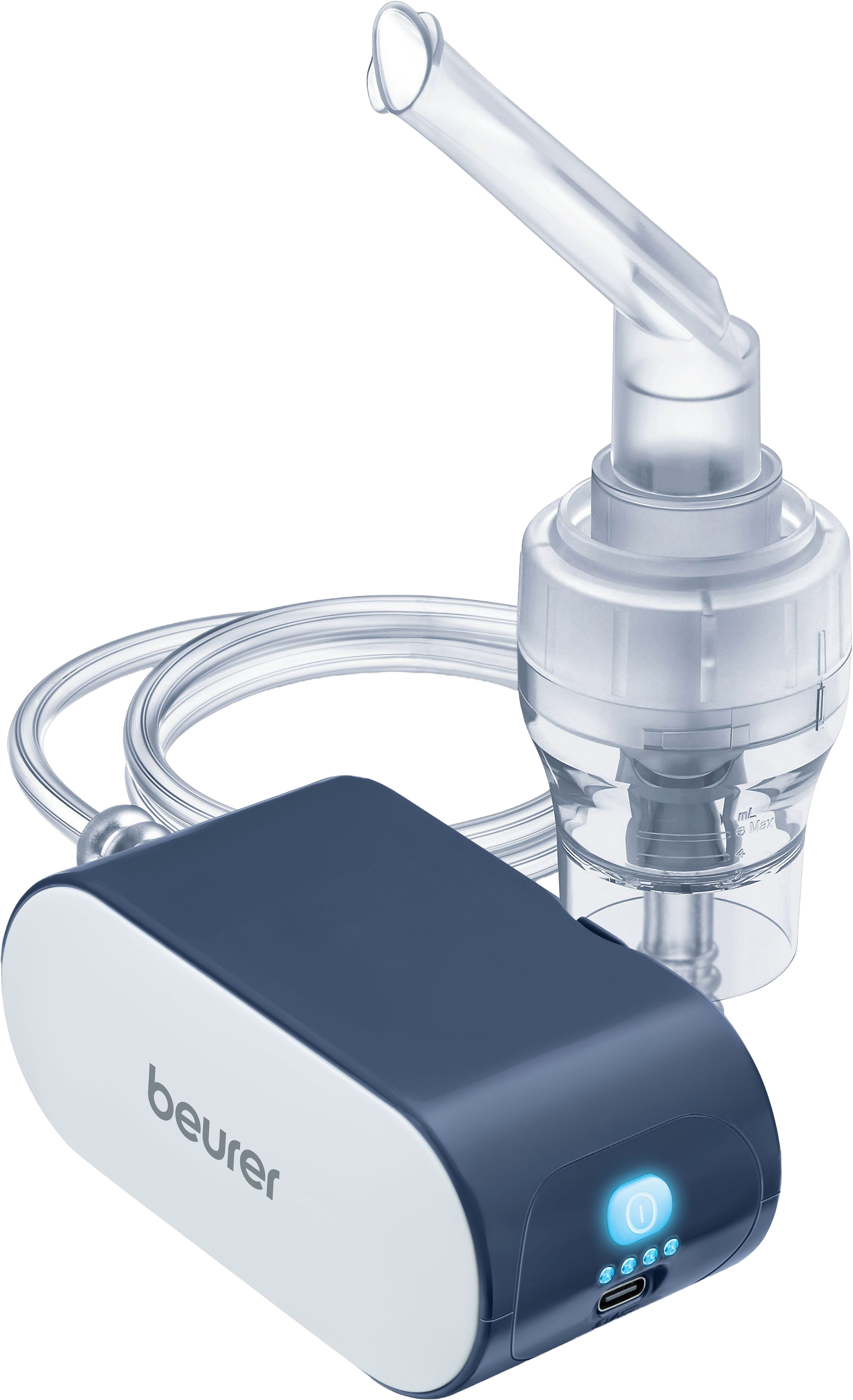 BEURER Inhalationsgerät IH 61 mit DC Kompressor-Drucklufttechnologie, Zur Behandlung der oberen und unteren Atemwege