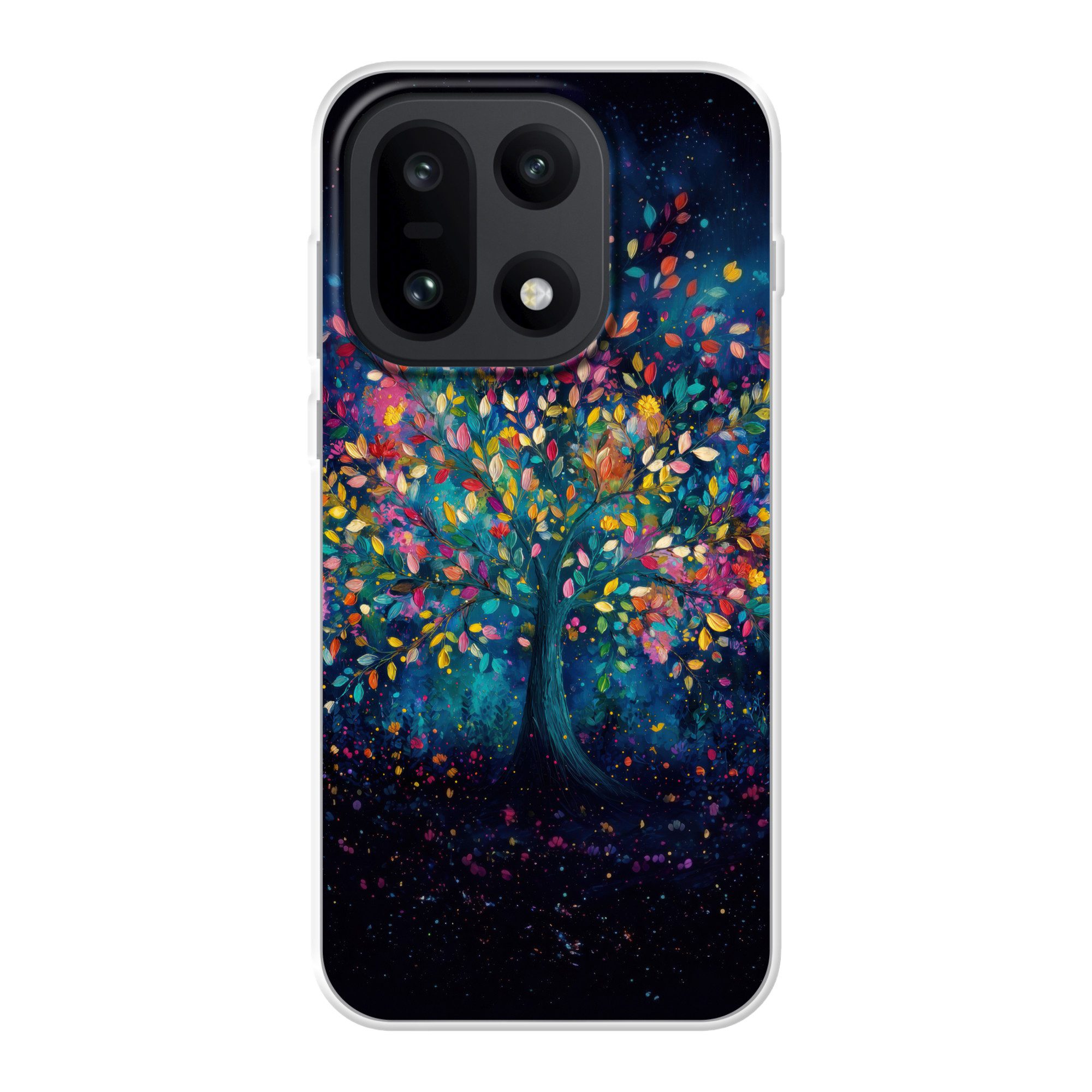 MuchoWow Handyhülle für OnePlus 15 Bunt - Baum - Magisch - Abstrakt, Phone Case, Silikon, Schutzhülle Dünn