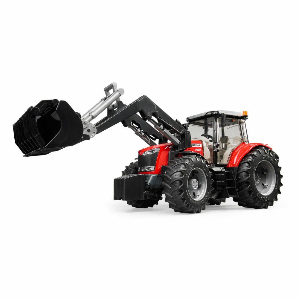Bruder® Spielzeug-Traktor Massey Ferguson 7624 mit Frontlader