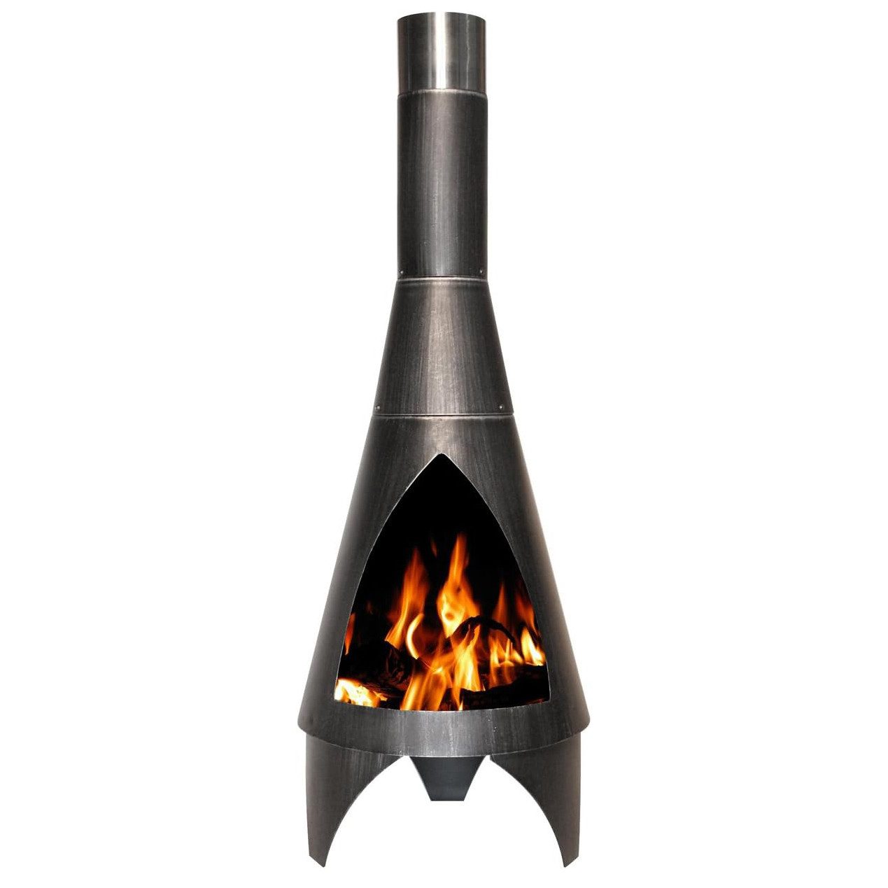 Buschbeck Feuerstelle Gartenkamin Colorado 125 silber-schwarz 90050.000