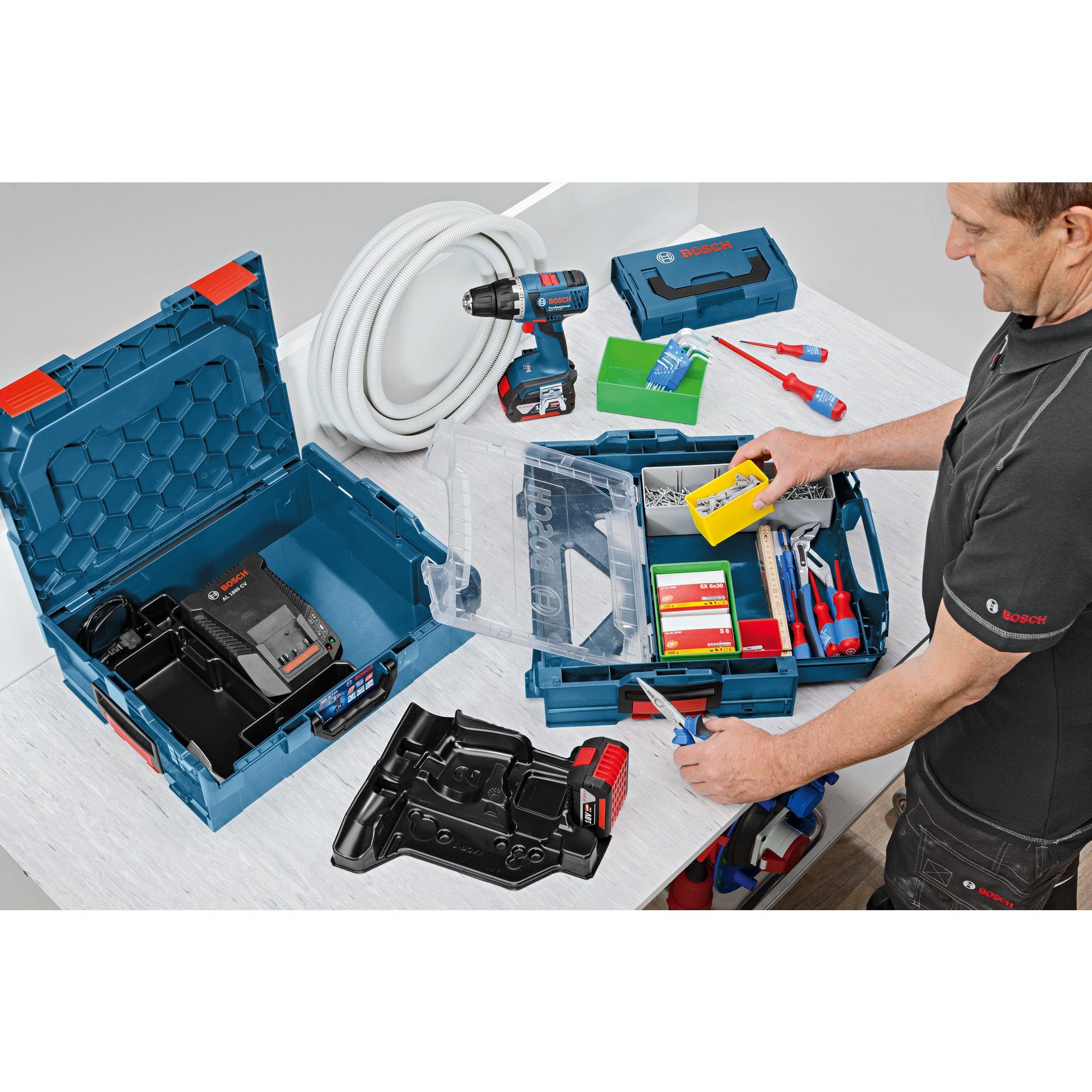 Professional für BOSCH Werkzeugbox 12V-EC Bosch Einlage L-Boxx GDR