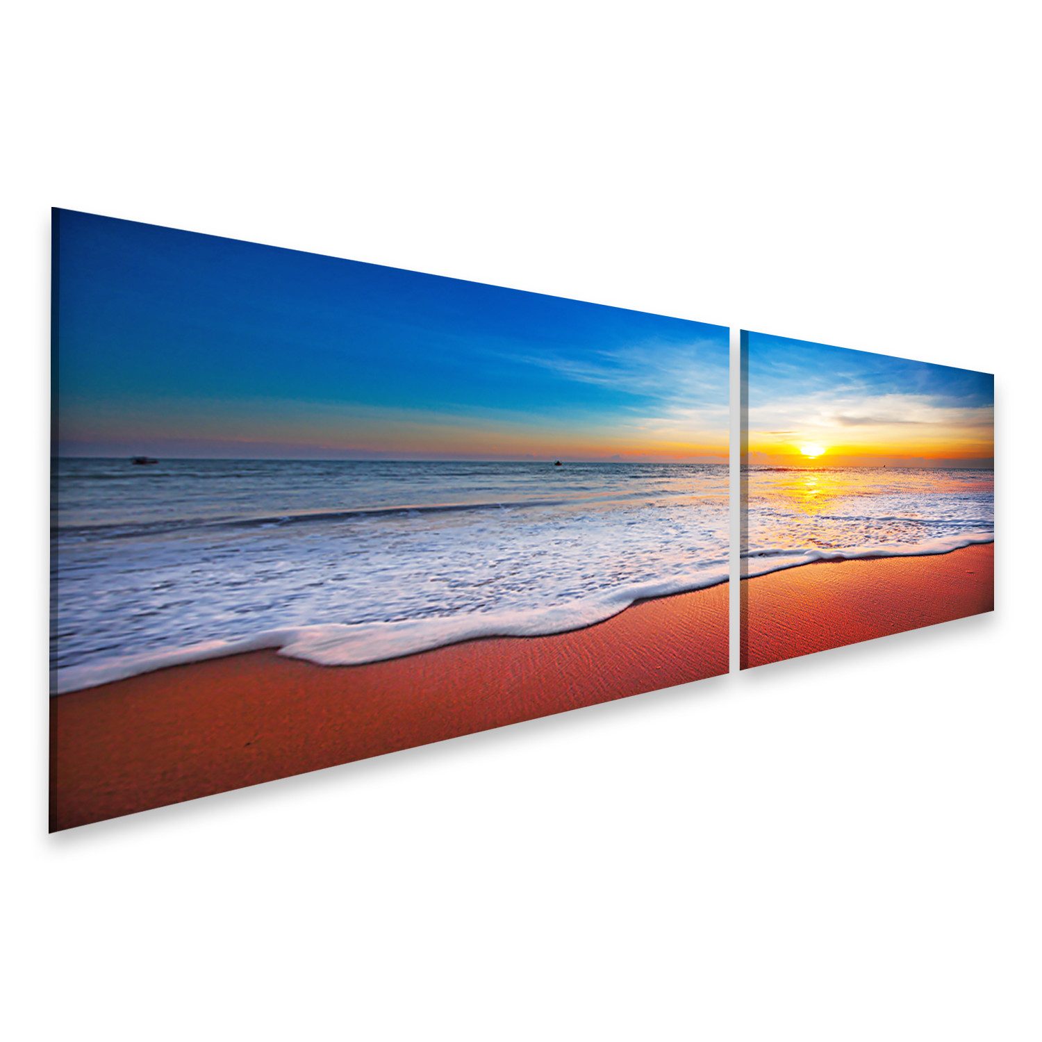 Leinwandbild Sonnenuntergang Meer Sonnenuntergang Meer Bilder
