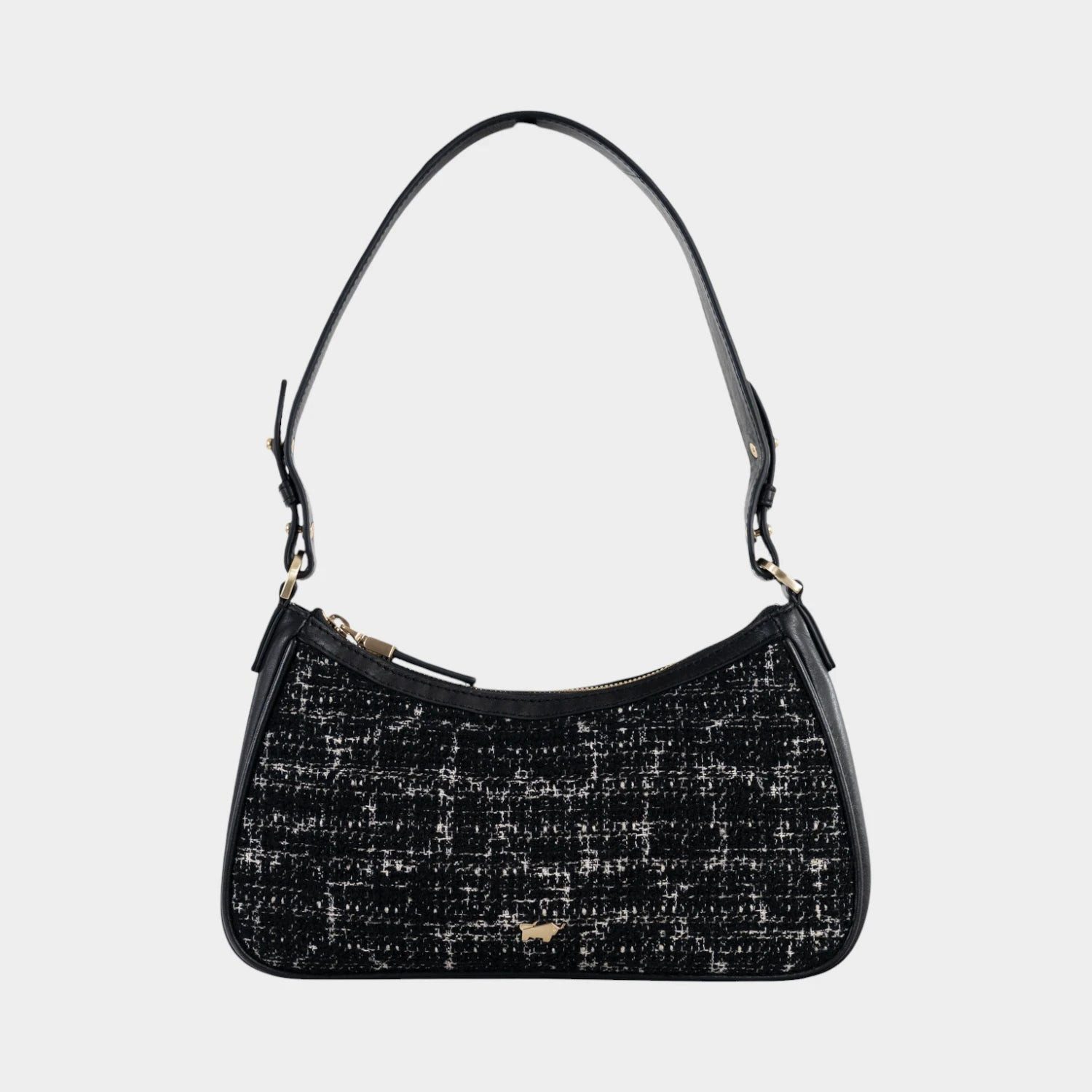 Braun Büffel Handtasche PAULINE Mini Bag schwarz schwarz