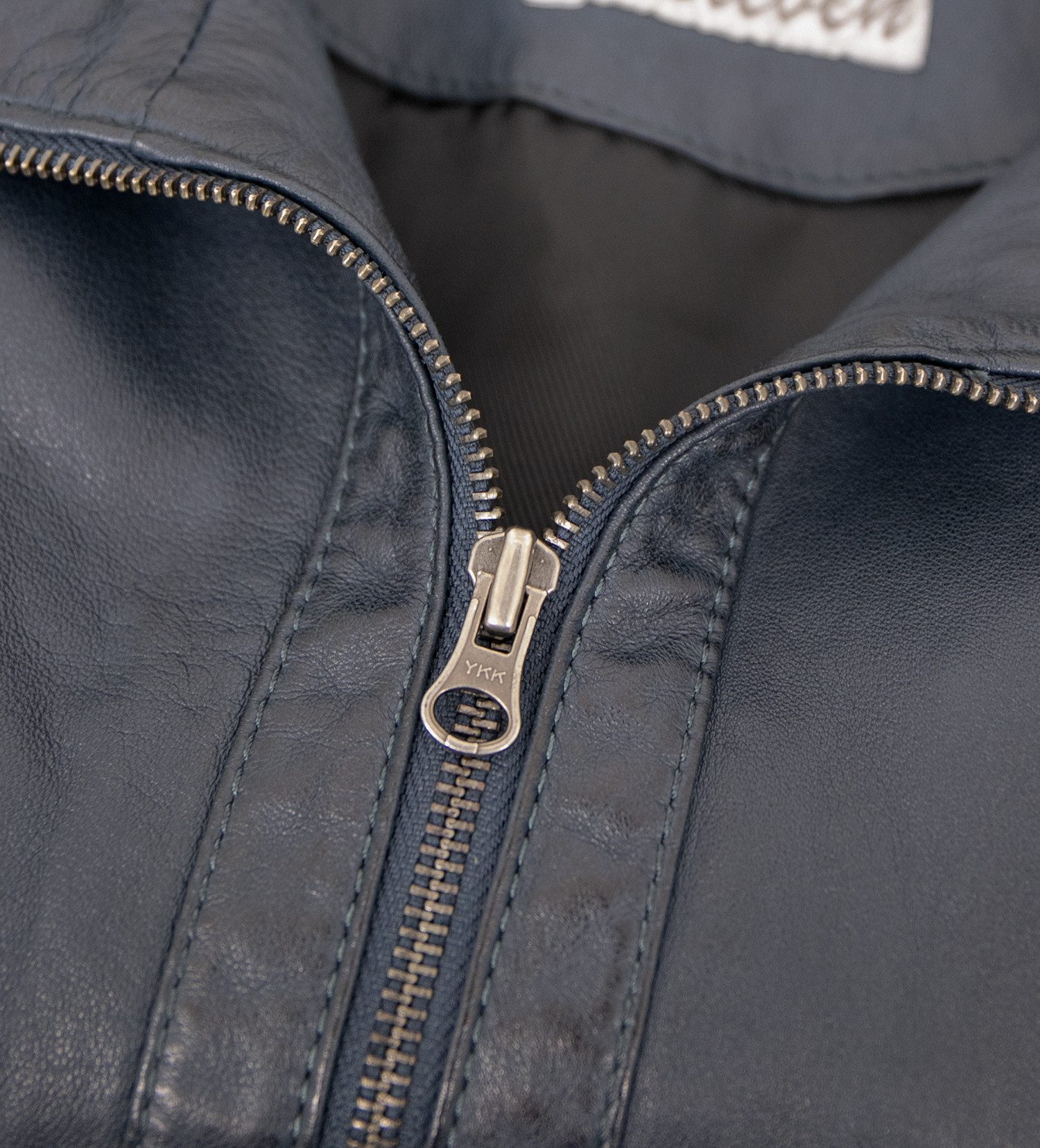 7eleven Lederjacke Chiara/L 7eleven - Damen Lederjacke Lammnappa dunkelblau