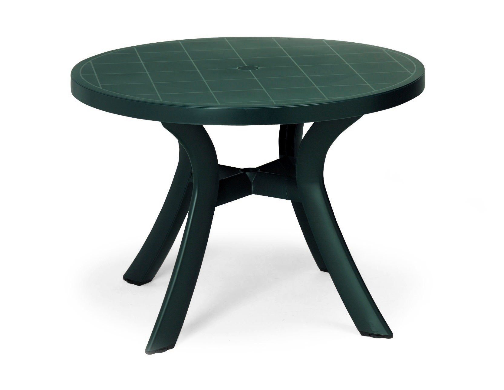 BEST Gartentisch »Kansas«, Kunststoff, Ø 100 cm, grün online kaufen OTTO