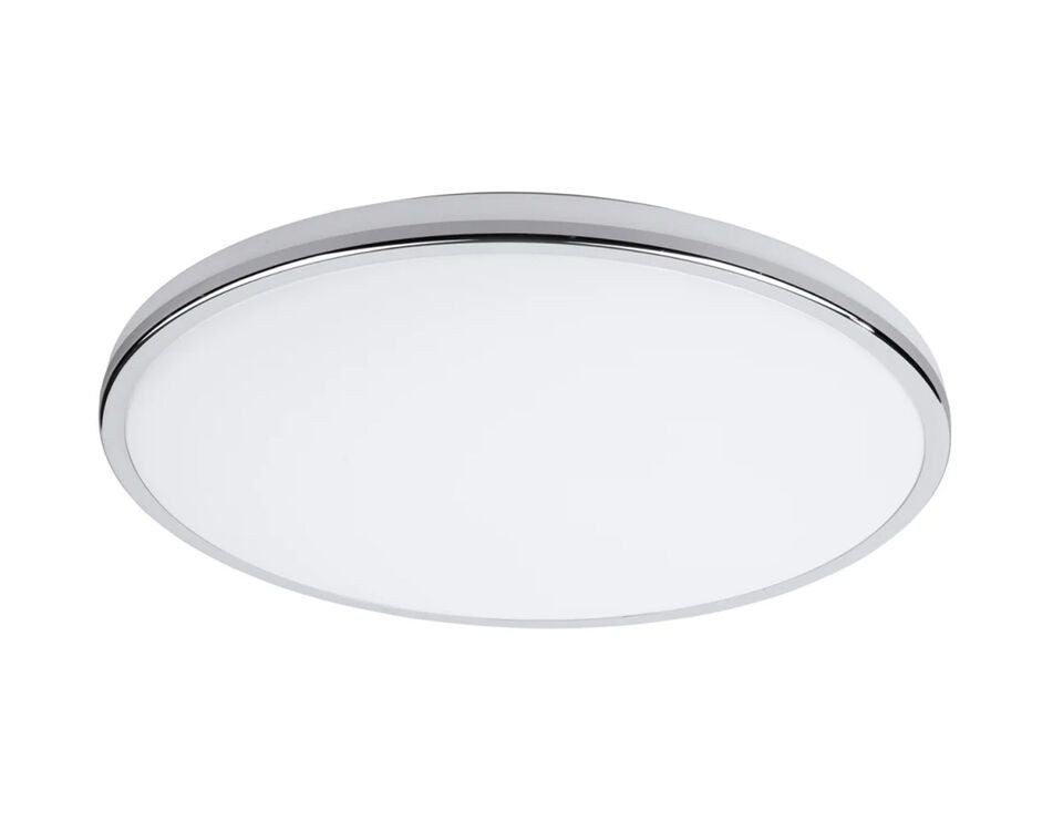 LED Deckenleuchte Livarno Home LED Wand- und Deckenleuchte Chromring Ø 32,2cm