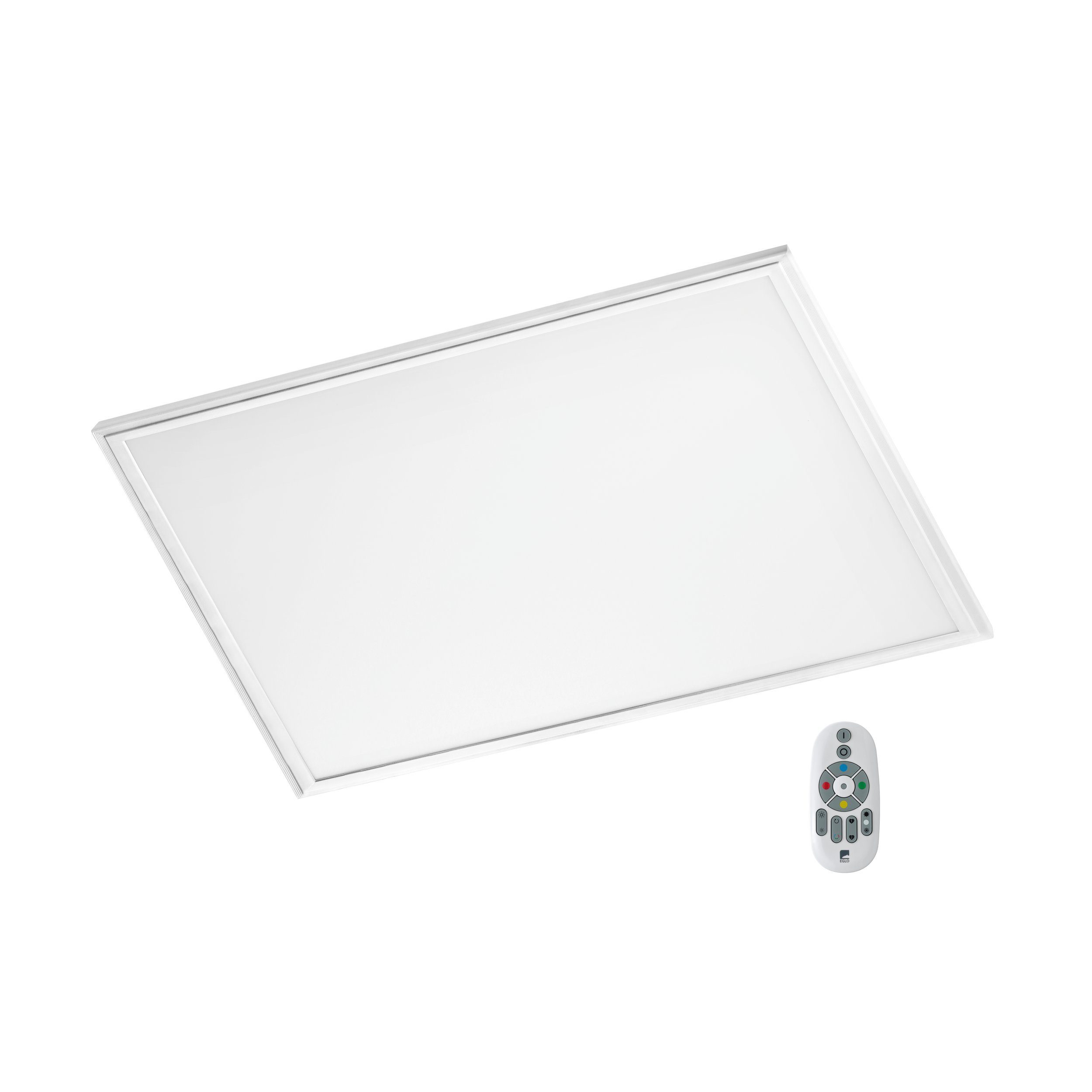 EGLO LED Panel Salobrena-c, Leuchtmittel inklusive, Panel, Deckenlampe, Weiß, 62x62 cm, Weißtöne u. Farben einstellbar