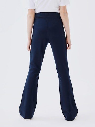Name It Jerseyhose NKFFRIKKALI für Mädchen mit ausgestelltem Bein und Viskose unifarben, casual, ausgestellt, Viskosemix, ohne Kragen – Bild 2 von 5