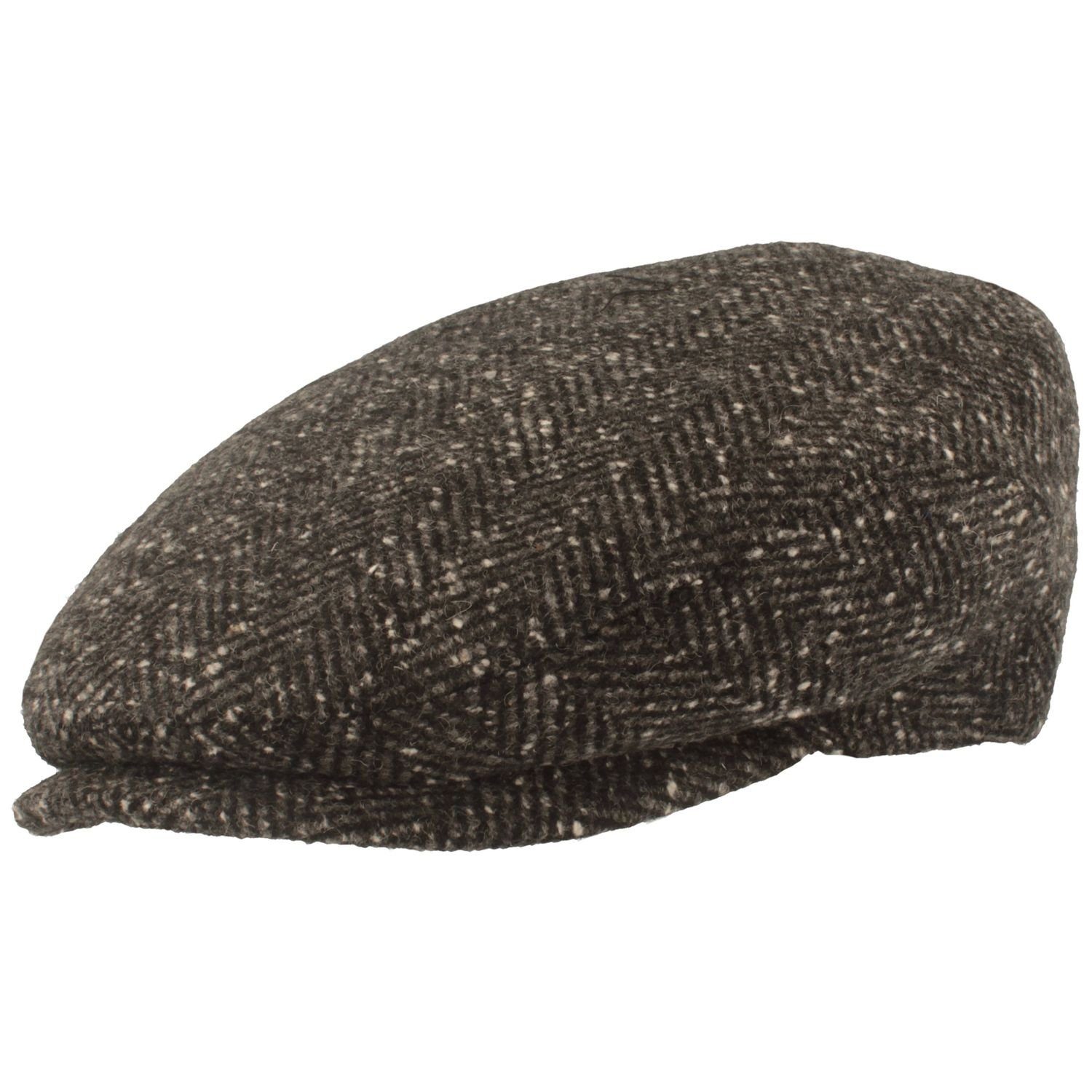 Stetson Schiebermütze Flatcap Texas Harris Tweed Freestyle, Stetson