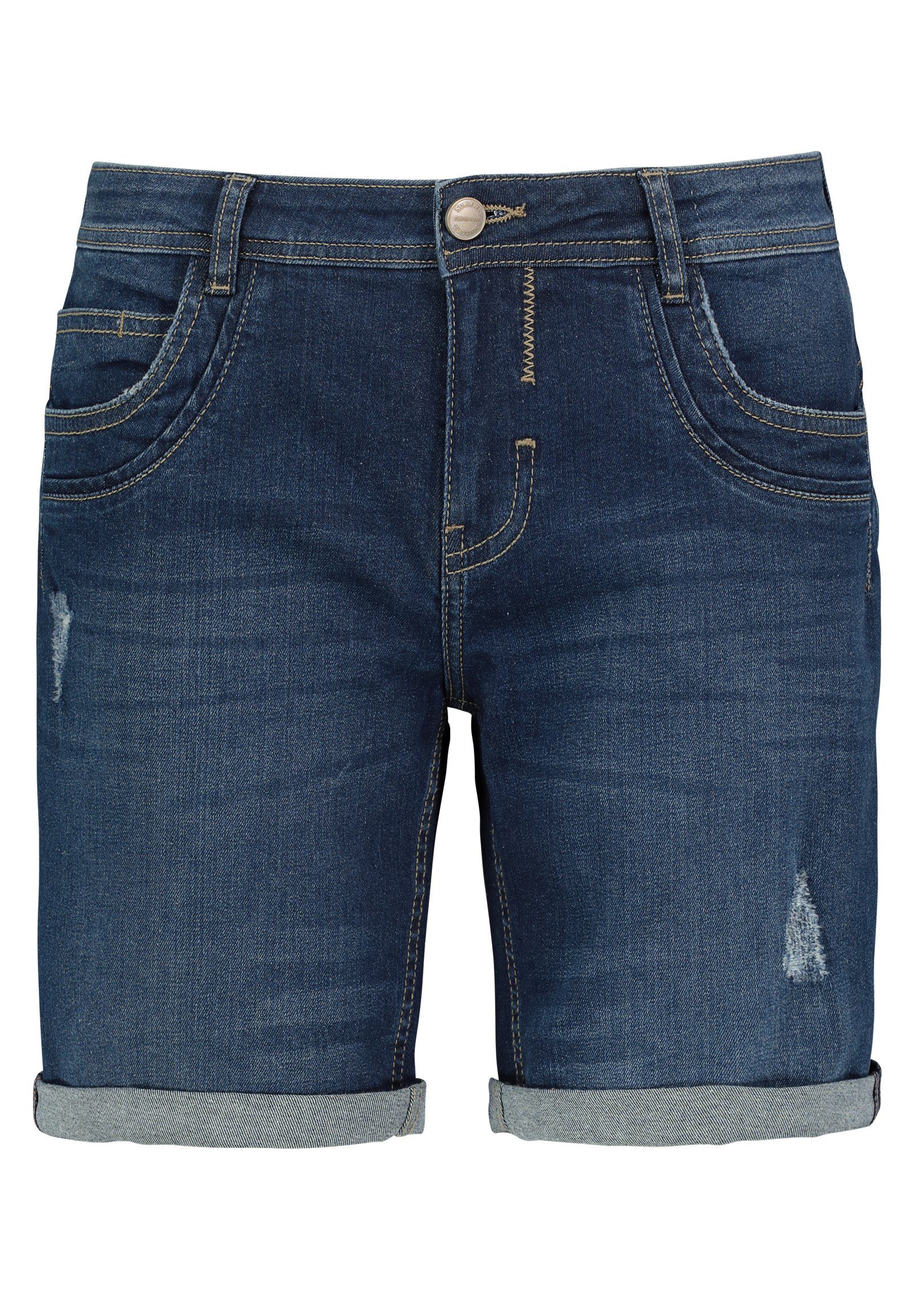 SUBLEVEL Bermudas Damen Jeans Shorts Bermuda Kurze Hose Shorts Short Denim Stretch Denim