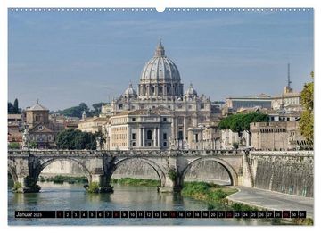 CALVENDO Wandkalender Rom - Die Ewige Stadt (Premium, hochwertiger DIN A2 Wandkalender 2023, Kunstdruck in Hochglanz)