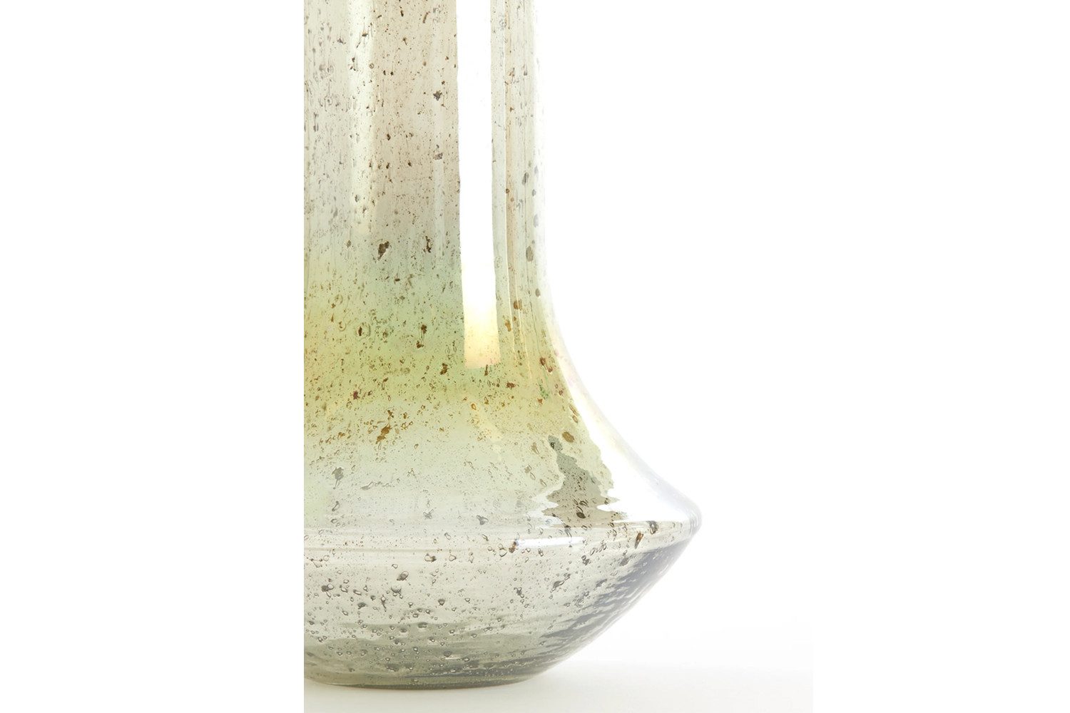 Light & Living Dekovase Dekovase Vase LEANNA von Light & Living Blumenvase Ø25x40 cm Glas Grün