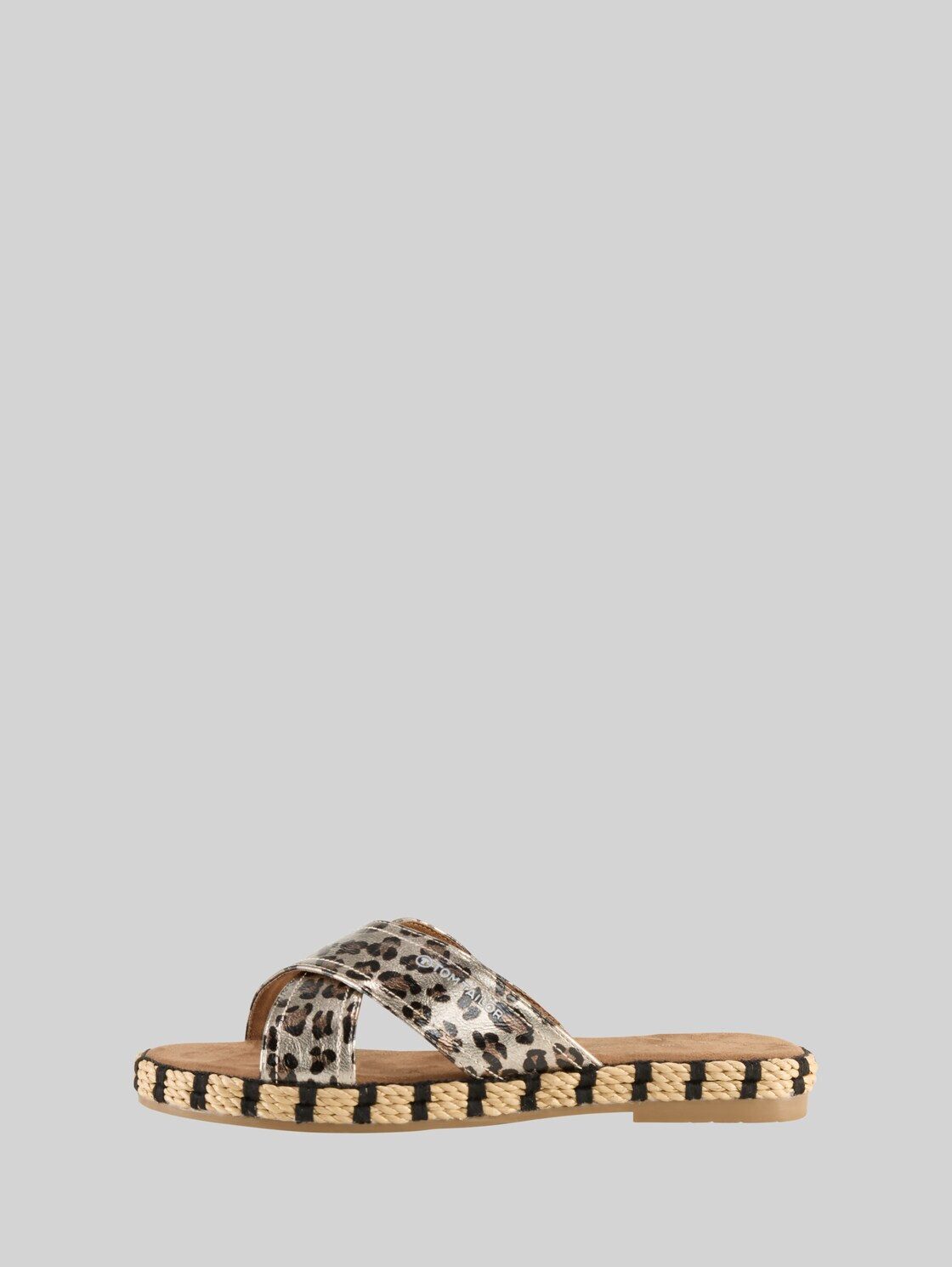 TOM TAILOR Shoes Licence Sandale (1-tlg) Flache Sandalen mit Animal-Print