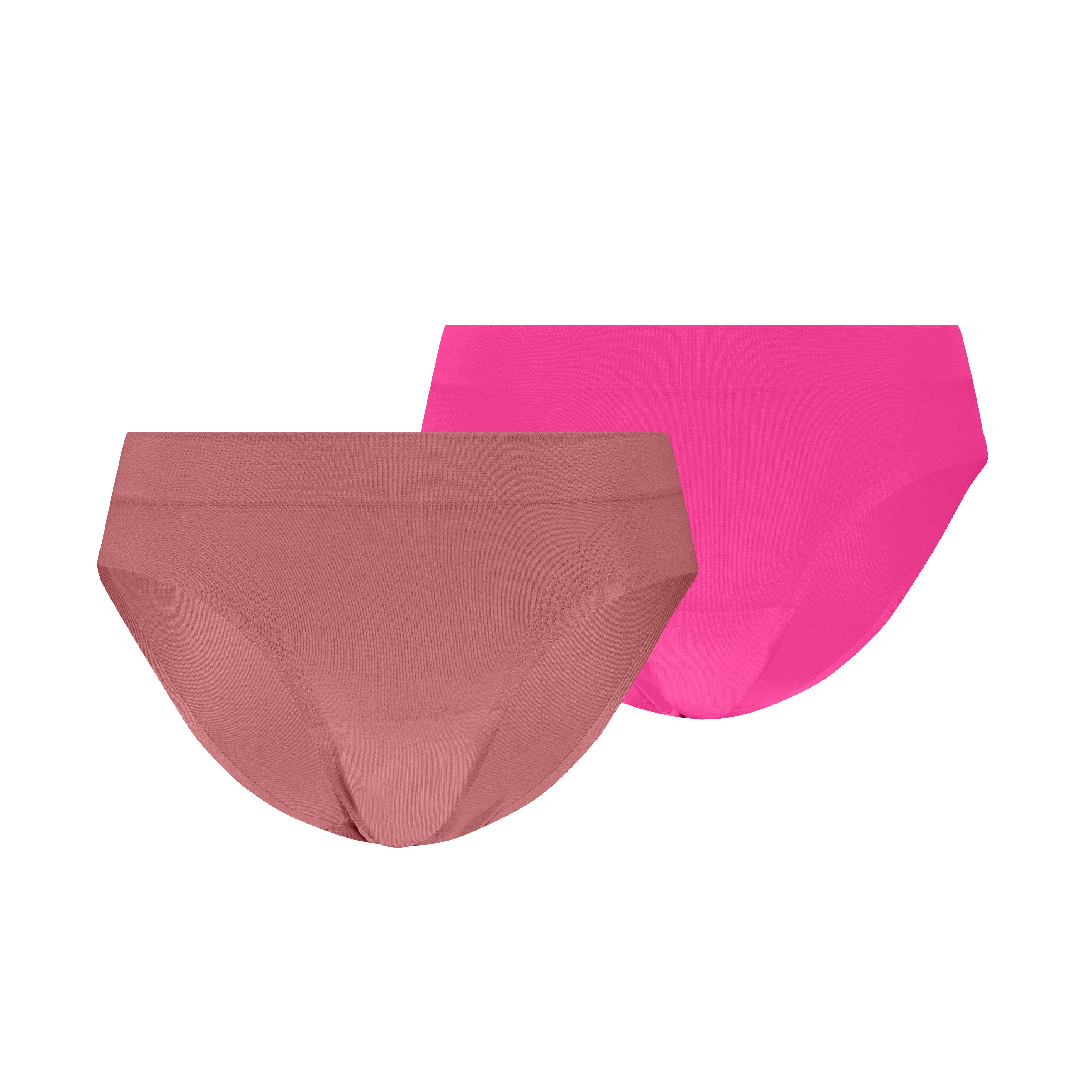 PUMA Slip PUMA WOMEN 3D KNIT SPORT BRIEFS (2er Pack) nahtlose Ränder für eine unsichtbare Passform