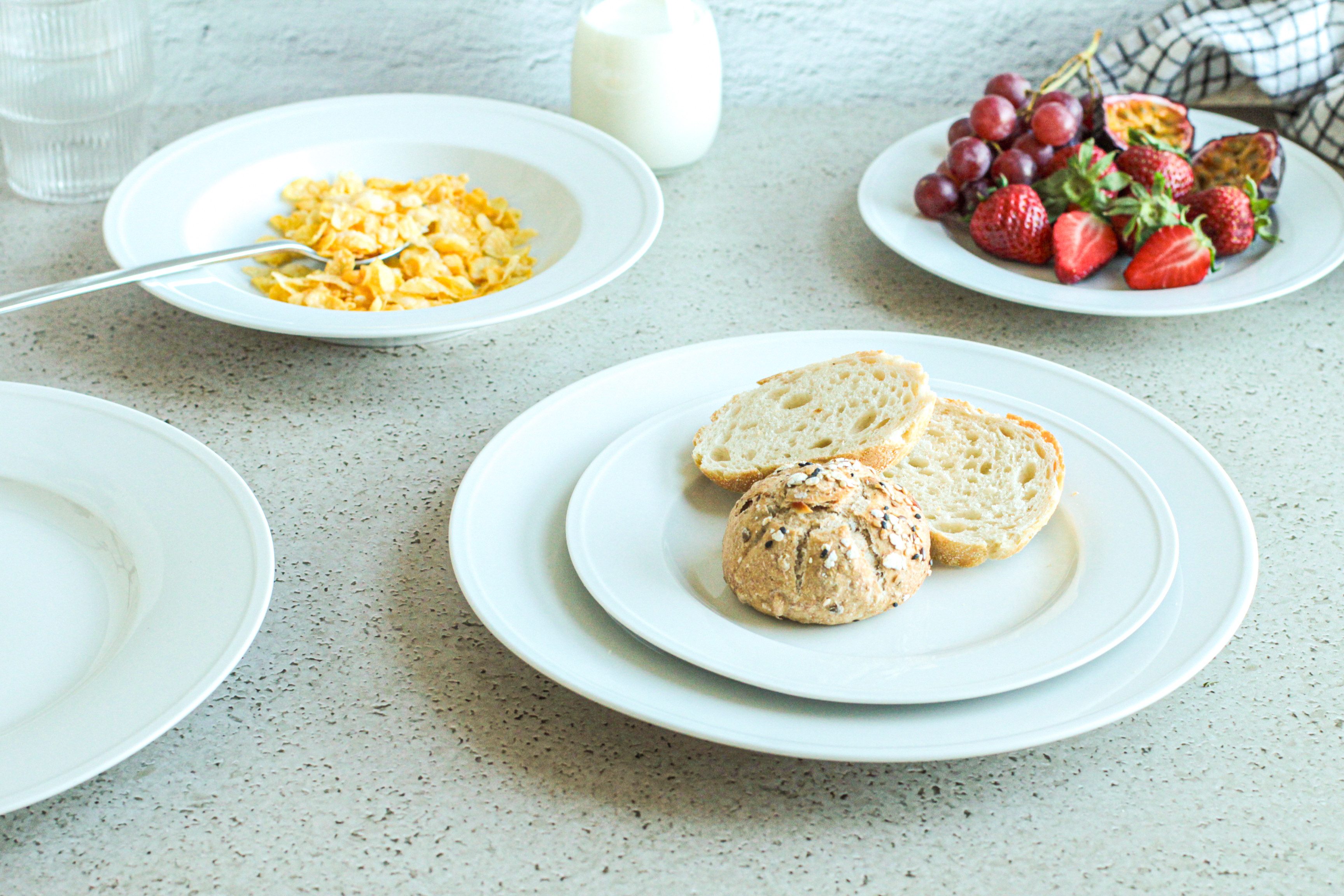 MÄSER Dessertteller ARLONA, Dessertteller Set, Porzellan, (6 St), Teller Set