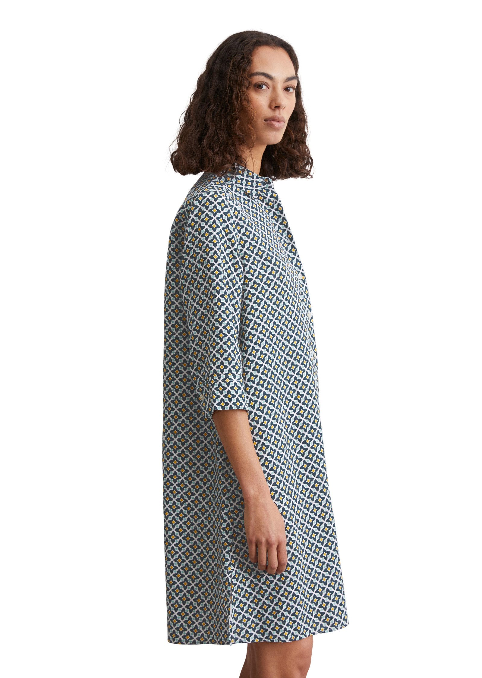 Marc O'Polo Midikleid mit Print-Muster günstig online kaufen