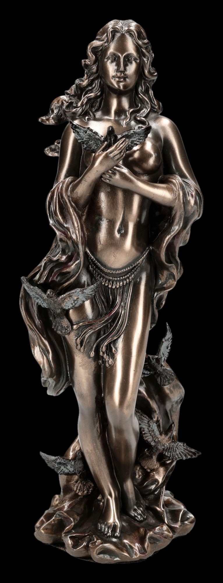 Figuren Shop GmbH Dekofigur Aphrodite Statue – Griechische Göttin Figur Liebe & Schönheit 29 cm