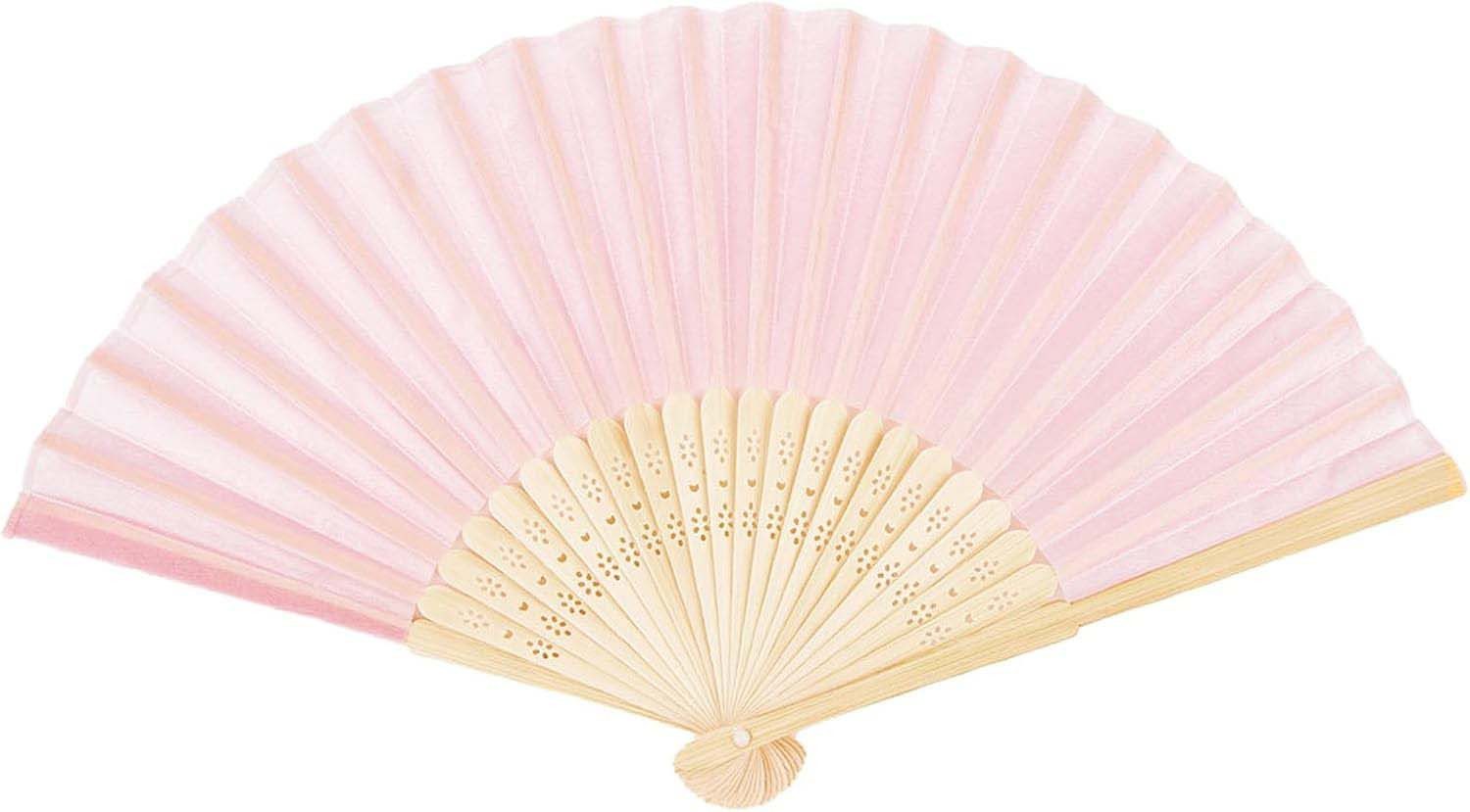 Bwecuy Handfächer Faltbare Fächer Klein, Faltfächer für Sommer, Hochzeit