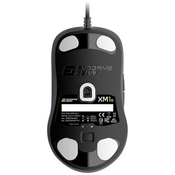 Endgame Gear XM1r Gaming-Maus (Maus kabelgebunden 19.000 CPI hybrides Skate-Design, schwarz)