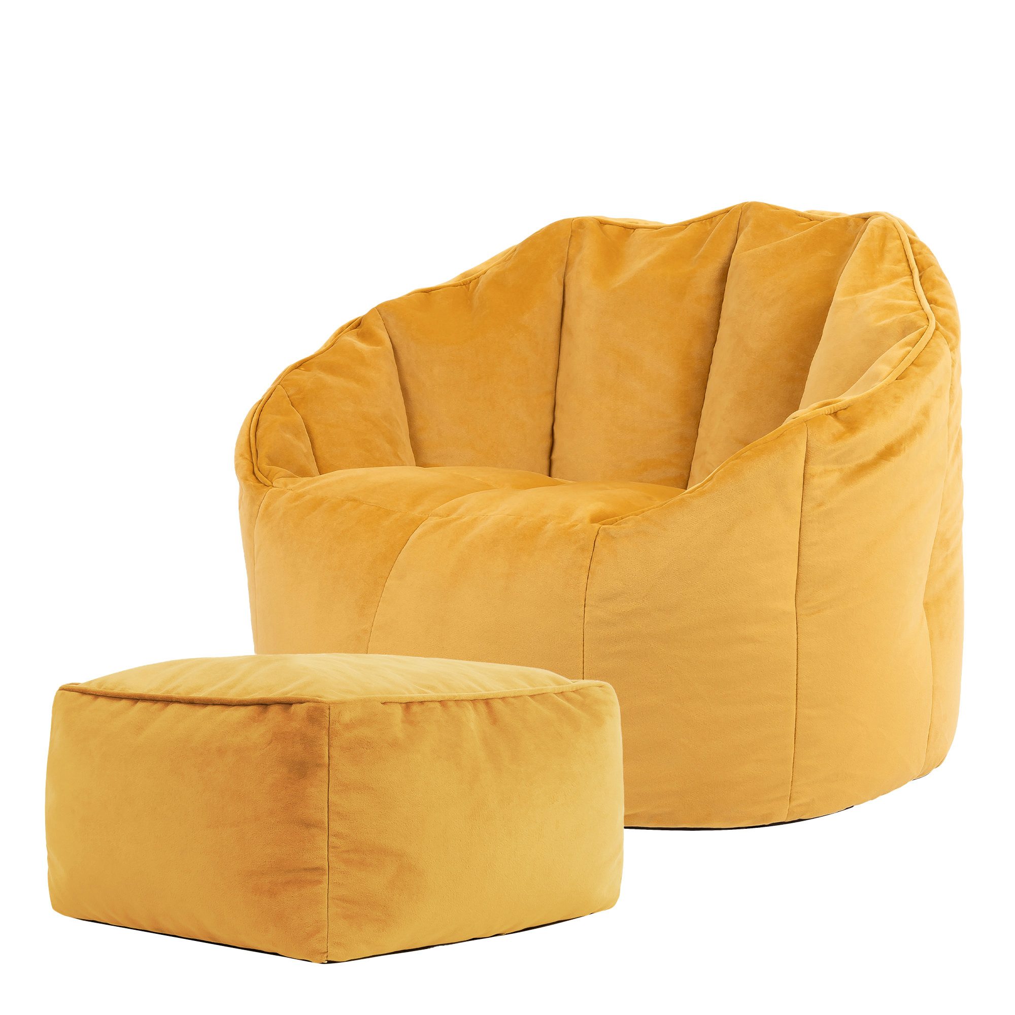 icon Sitzsack Sitzsack Sessel aus Samt günstig online kaufen