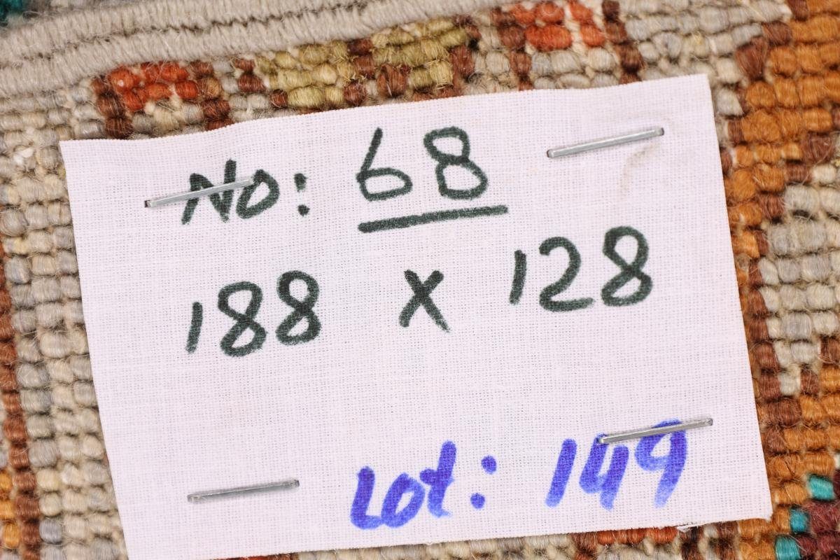 127x187 rechteckig, Shaal Orientteppich mm Trading, Nain Arijana Höhe: Handgeknüpfter Orientteppich, 5
