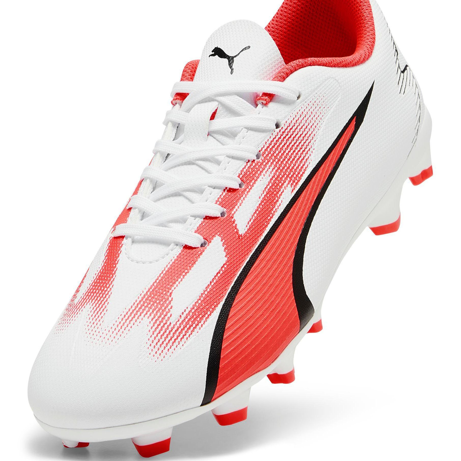 PLAY PUMA White-PUMA Orchid FG/AG ULTRA Fußballschuh Black-Fire JR PUMA