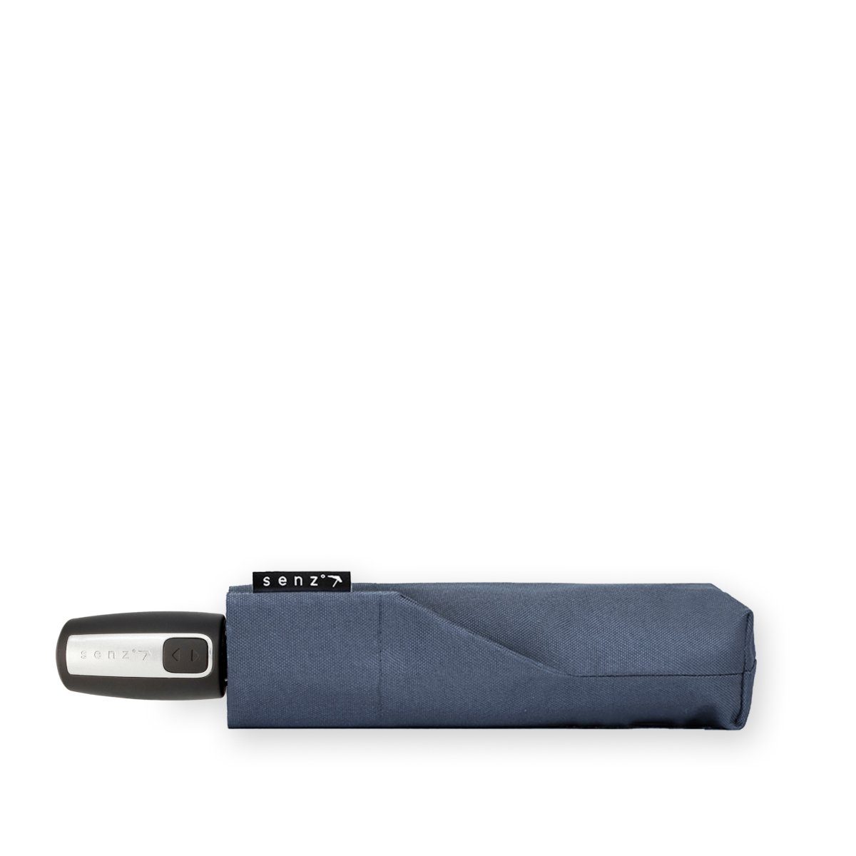 senz Taschenregenschirm Taschenschirm Automatic Mini - Farbwahl, gefaltet ca, 28 cm lang, Verdeck offen 91x91 cm Taubenblau